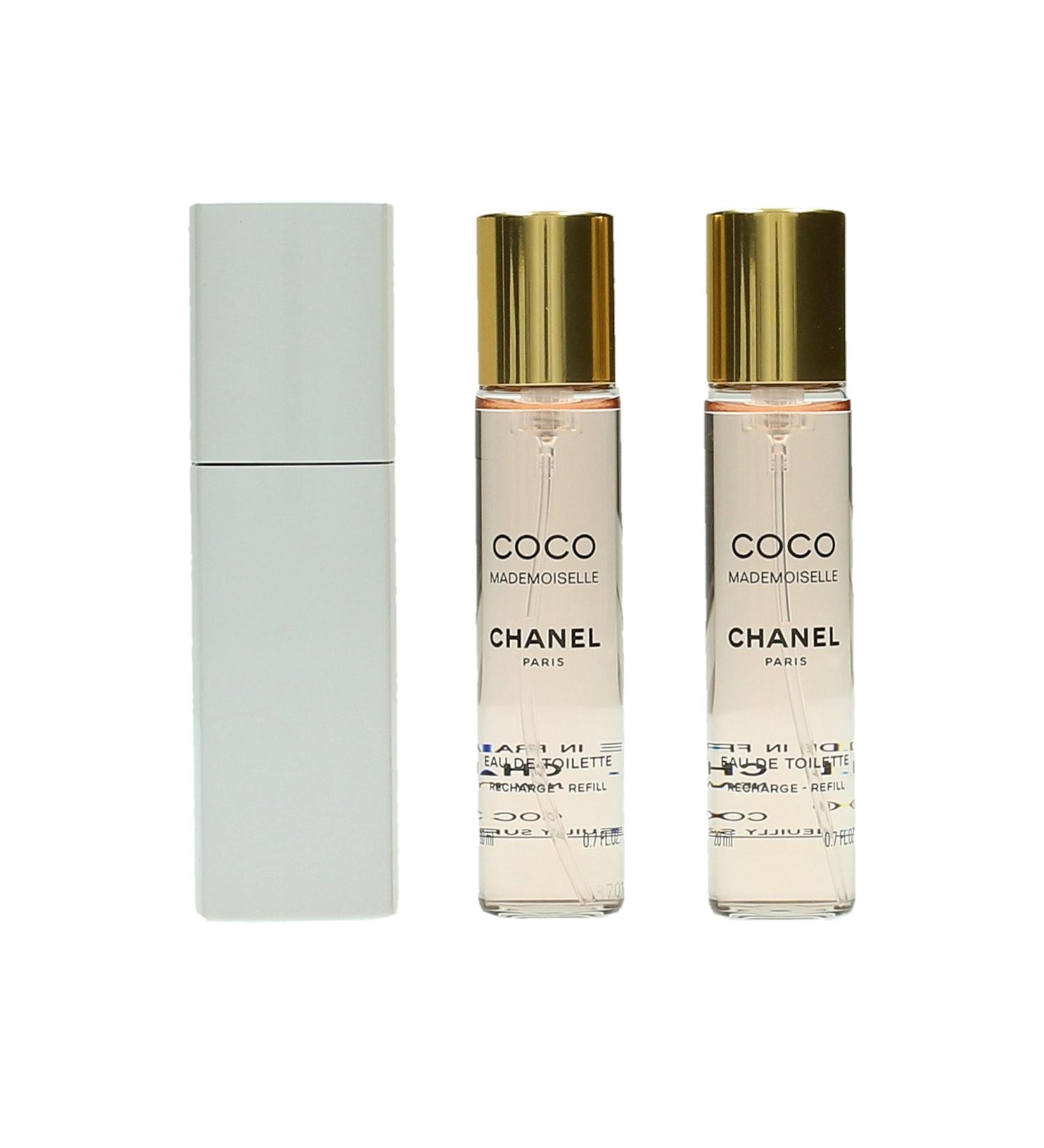 Coco Mademoiselle by Chanel for Women Set (Eau De Toilette Spray 0.7 Ounce Two Eau De Toilette Refills 0.7 Ounce Each) Orange 0.7 Fl Oz (Pack of 3) - Buy Online on SooperMarket.com