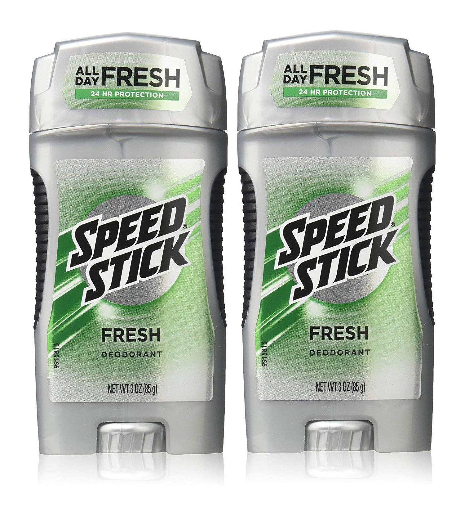 Speed Stick Antiperspirant Deodorant for Men Fresh 3 Ounce (Pack of 2) Fresh 3 Ounce (Pack of 2)