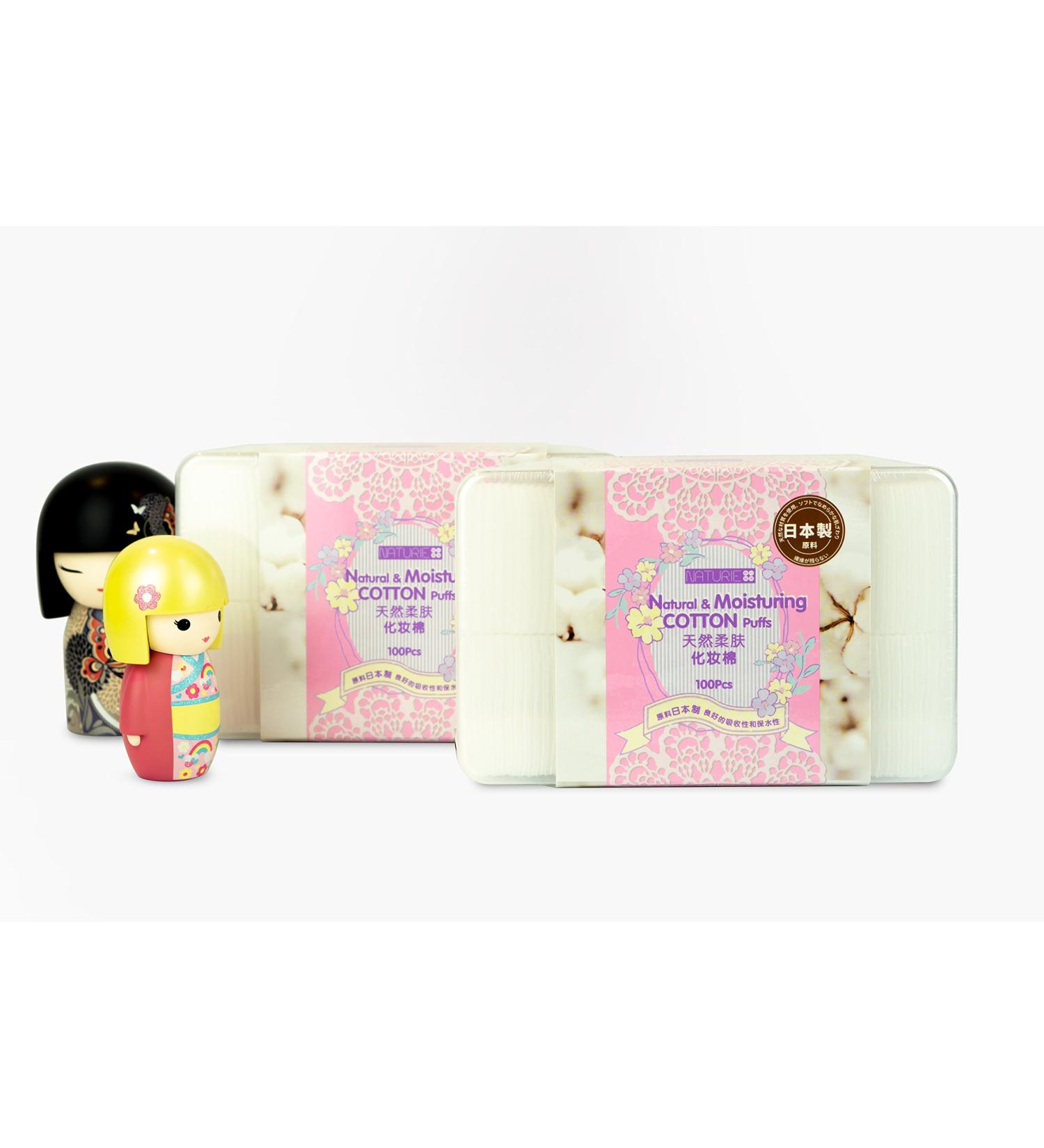 Mirea Cotton Squares Natural Cotton Pads Makeup Face Cleansing Pads Soft Hypoallergenic and Lint free Cotton Wipes 1000pcs - Buy Online on SooperMarket.com