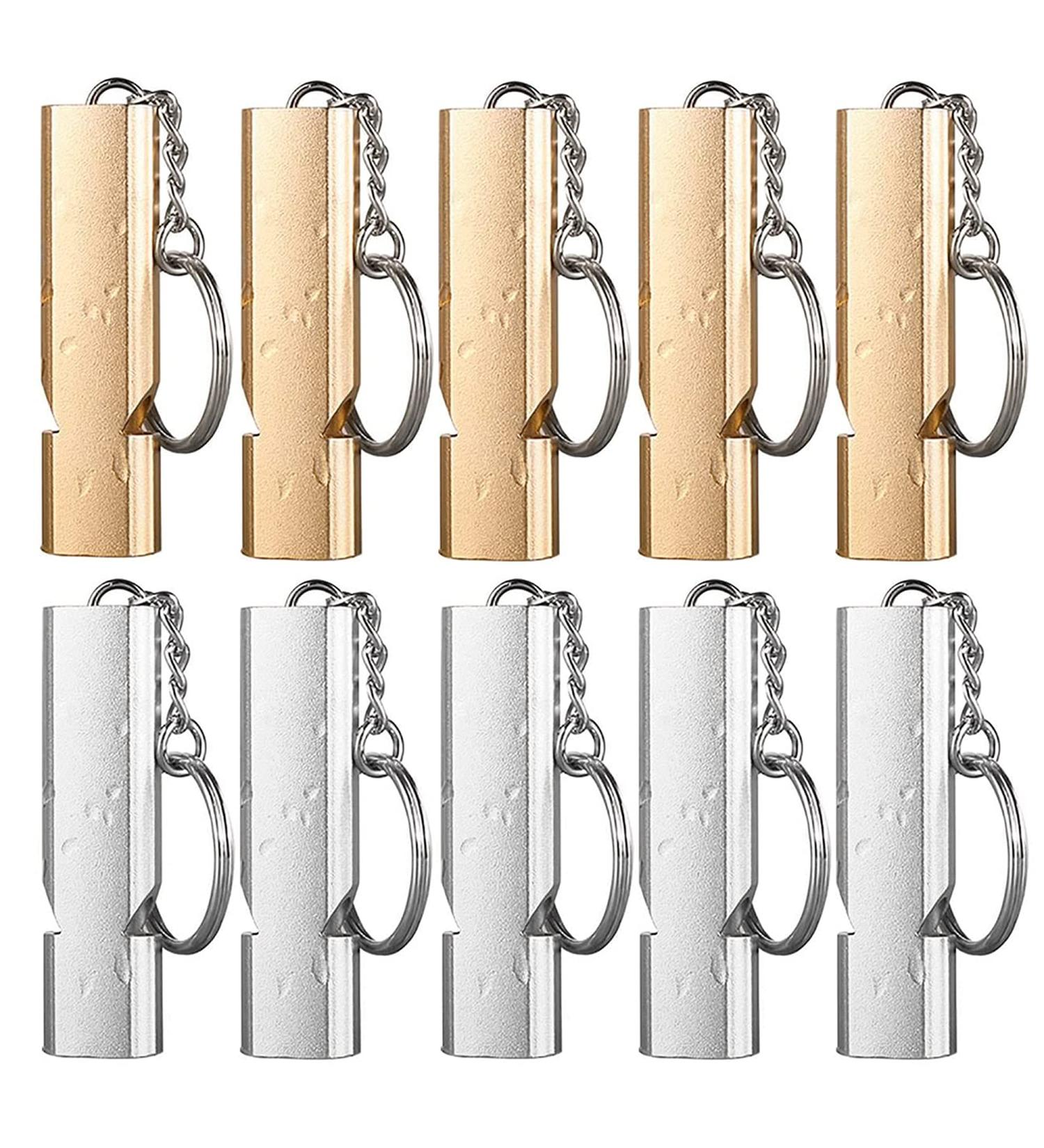 Buy Hezhou 10-Piece Trill Signal Pipe Set - Emergency Sports Whistles & Coaches Pipes - Durable Aluminum for Referees & Trainers - Ship Worldwide! - Buy Online on SooperMarket.com