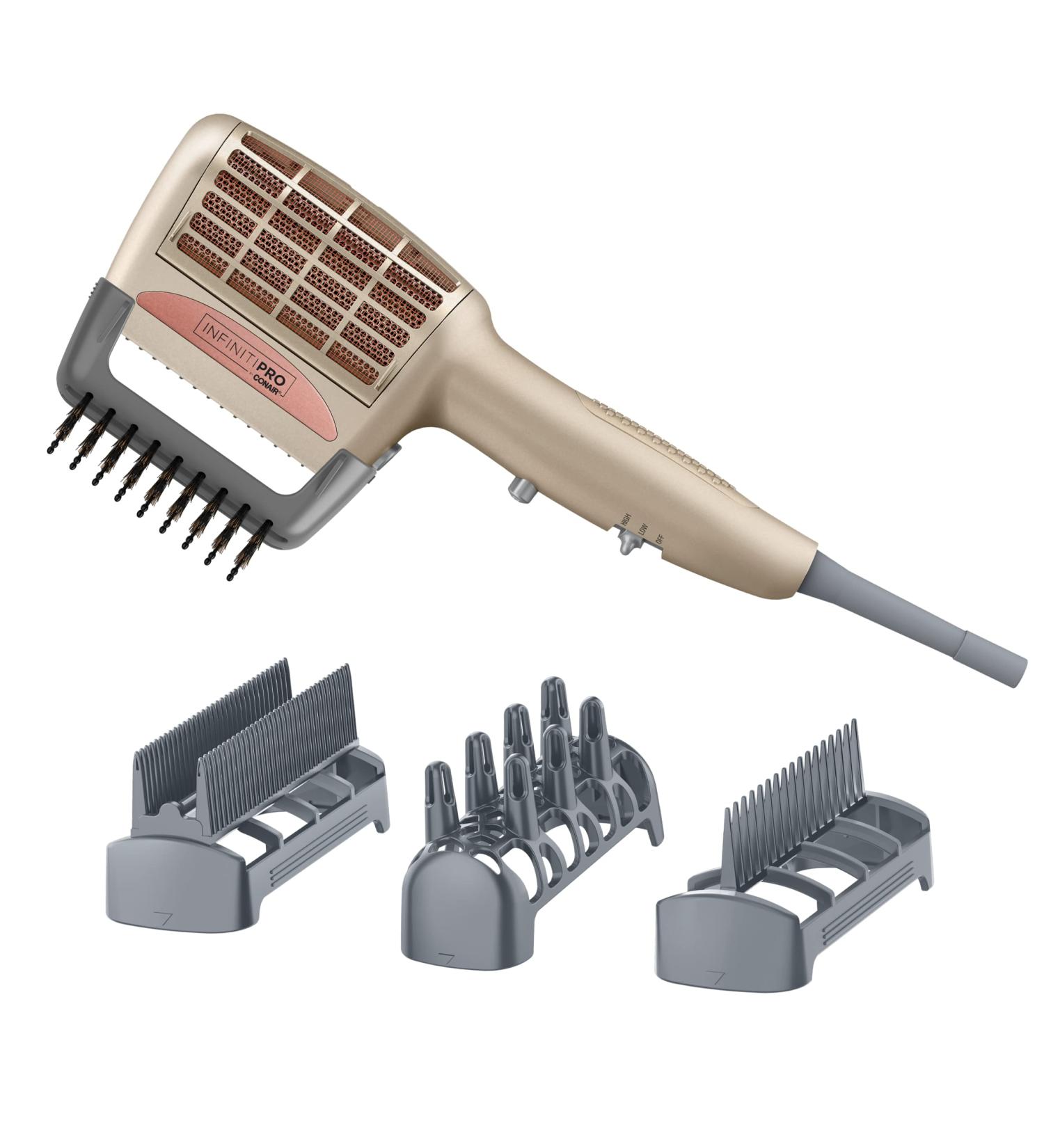 Conair INFINITIPRO 4-in-1 Frizz-Free Styling Dryer - 1875W - ChampagneRose Gold - Buy Online on SooperMarket.com