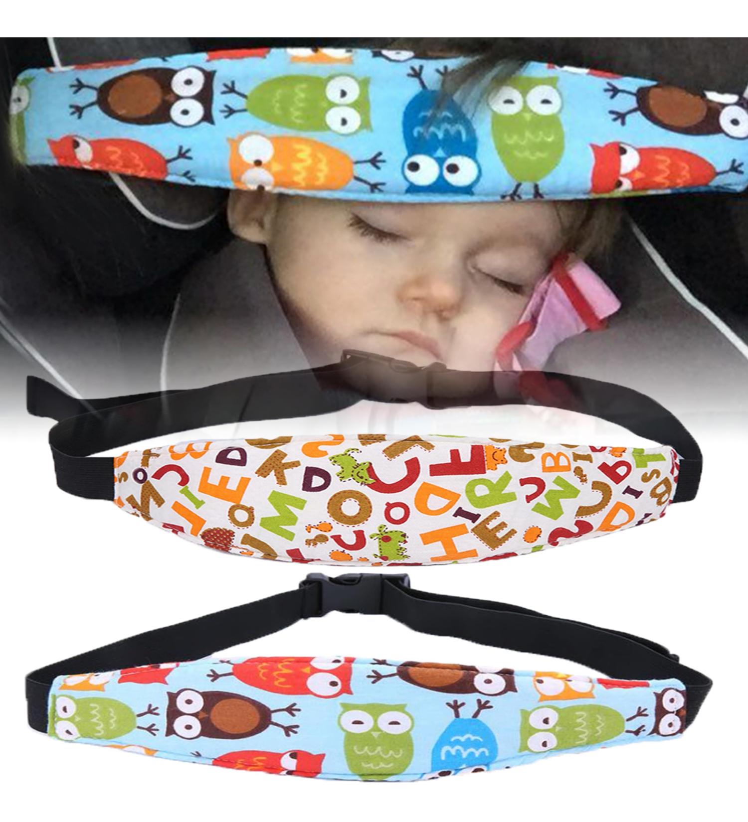MINGZE 2 Pcs Baby Kids Safety Head Support Seat Belt - Neck Protection & Sleep Aid for Stroller and Car Seat - Buy Online on SooperMarket.com