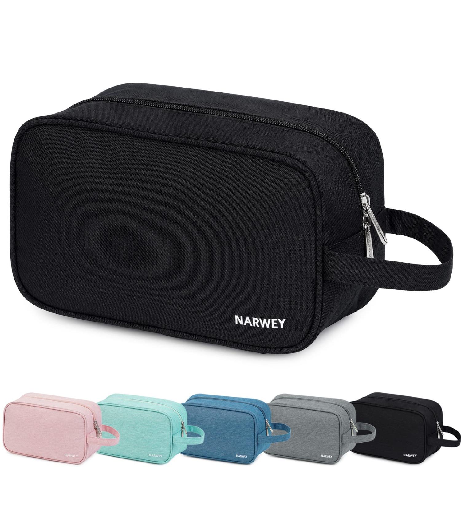 Travel Toiletry Wash Bag for Men and Women Traveling Dopp Kit Shaving Bag for Toiletries Accessories (Black) A-black - Buy Online on SooperMarket.com