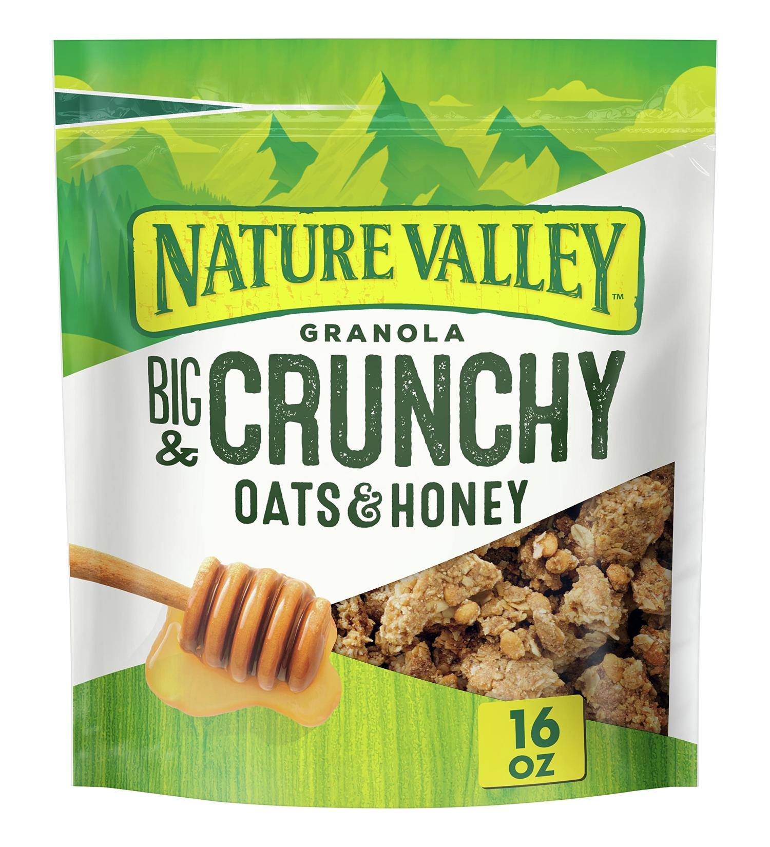 Nature Valley Oats & Honey Granola Cereal - 16 oz | Crunchy Breakfast Option - Buy Online on SooperMarket.com