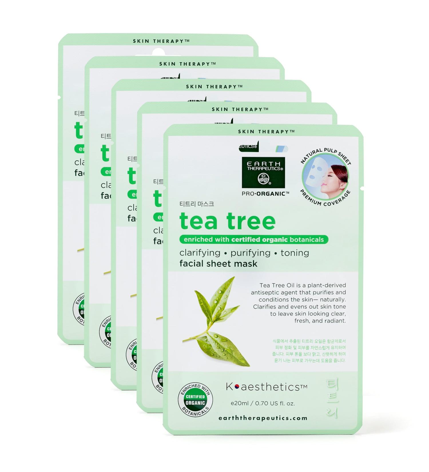 Tea Tree Mask - 5 Pack