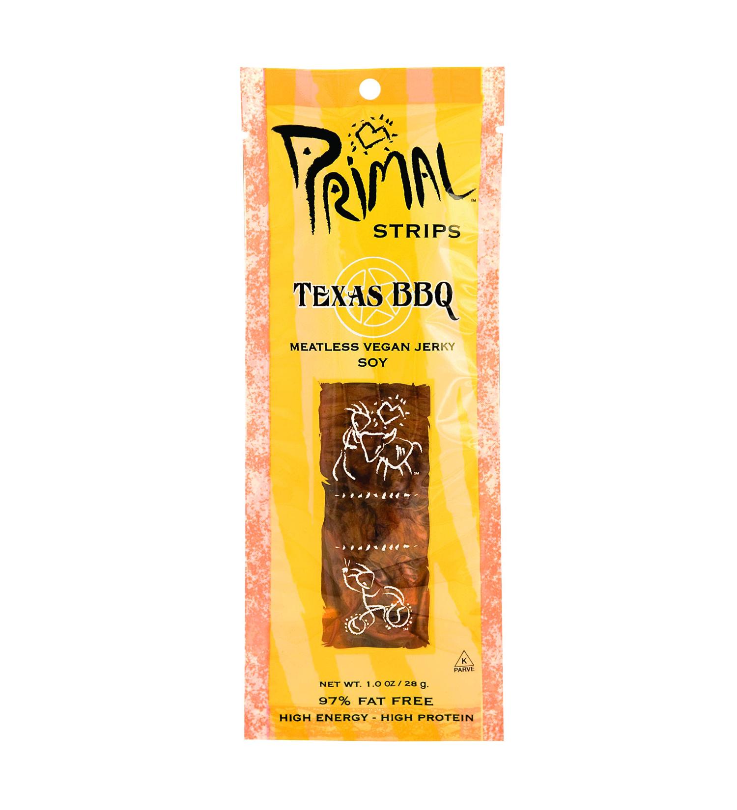 Primal Spirit Vegan GF Jerky Strips Tex BBQ 28 g x 1 - Buy Online on SooperMarket.com