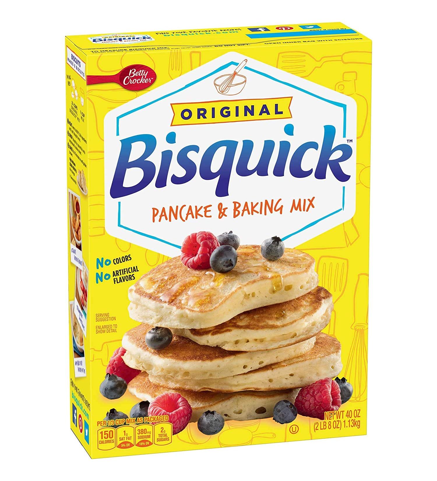 Pancake Betty Crocker Bisquick and Baking Mix 40 oz Pack of, 80 Ounce, (Pack of 2)