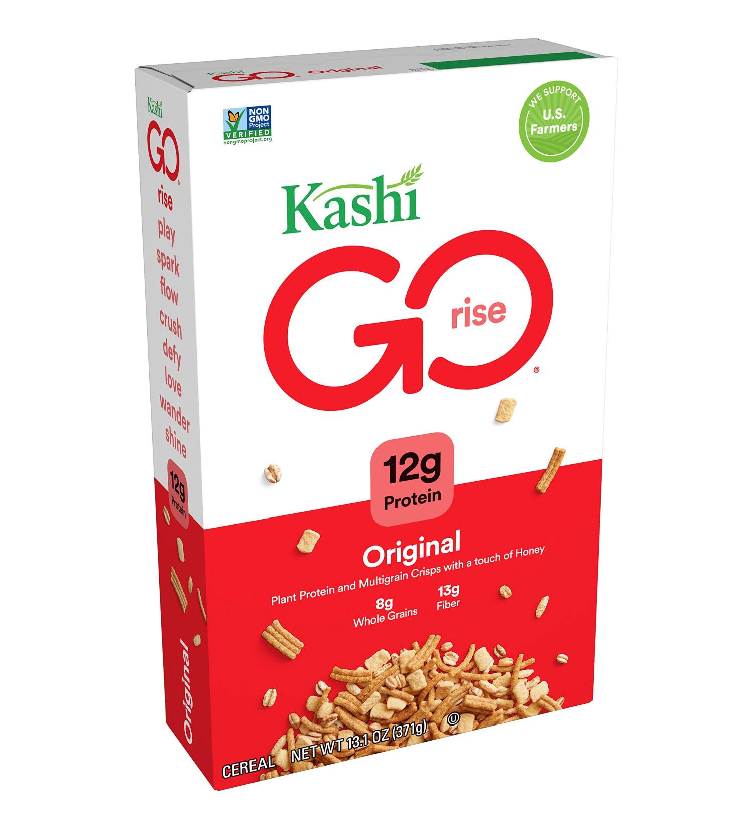 Kashi GO Breakfast Cereal Original 13.1oz Box - Excellent Source of Fiber - Buy Online on SooperMarket.com