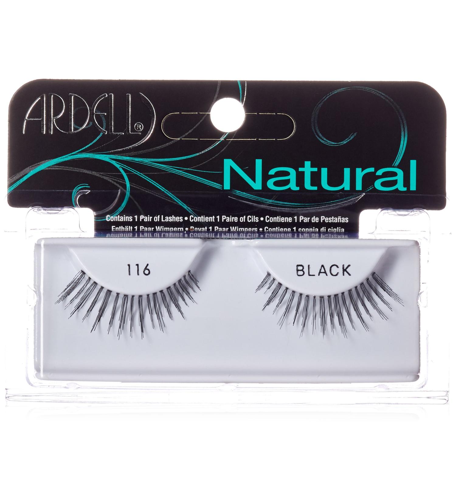Ardell Fashion Lashes Pair Black - 116-4 Pairs(Pack of 1) Black 4 Pairs(Pack of 1)