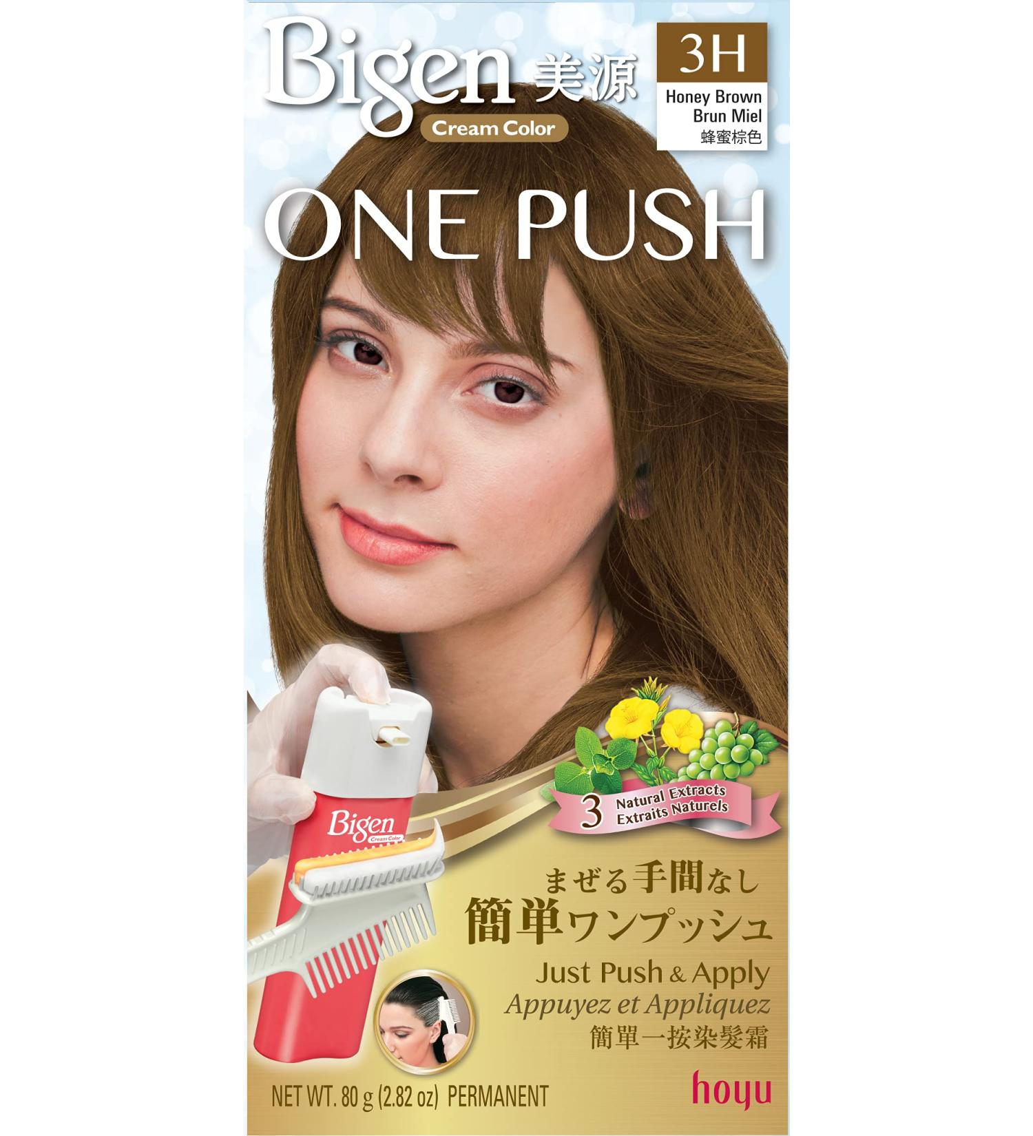 Bigen One Push 3H Honey Brown - 2 Pack