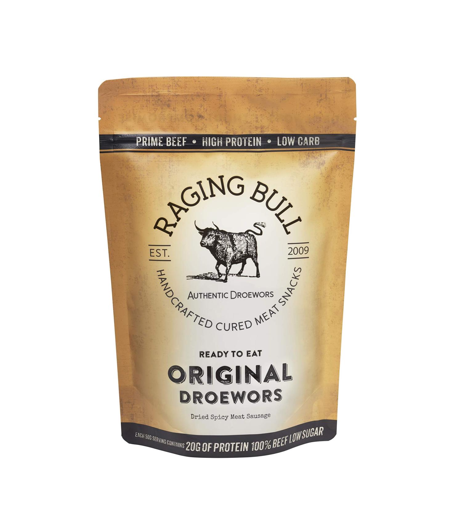 250g Droewors Original - Traditional South African Beef Drywors Sticks | High Protein Low Calorie Biltong Sausage Snack - Buy Online on SooperMarket.com
