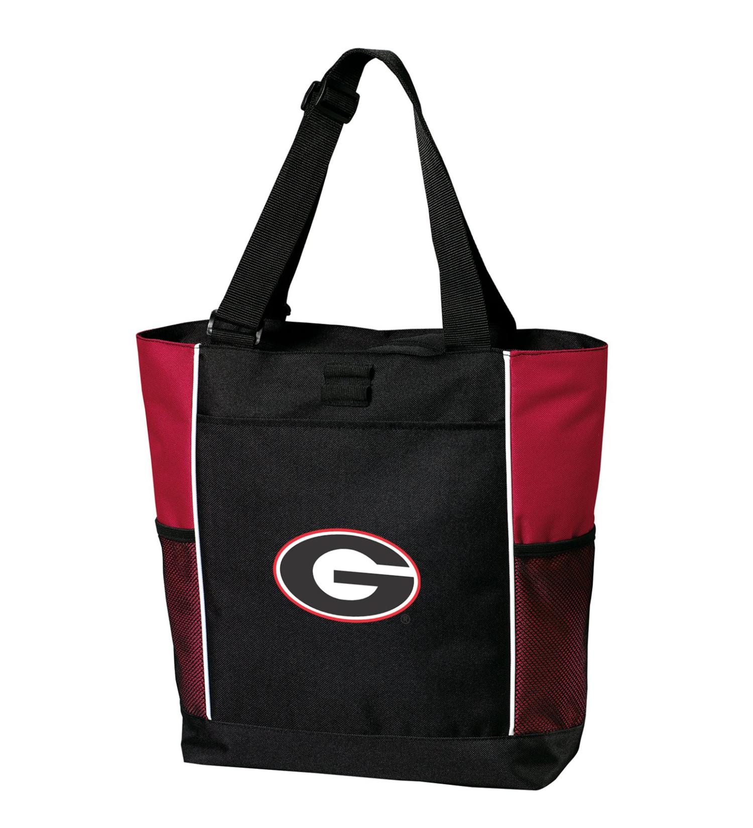 University of Georgia Tote Bags Red Georgia Bulldogs Totes Beach Travel