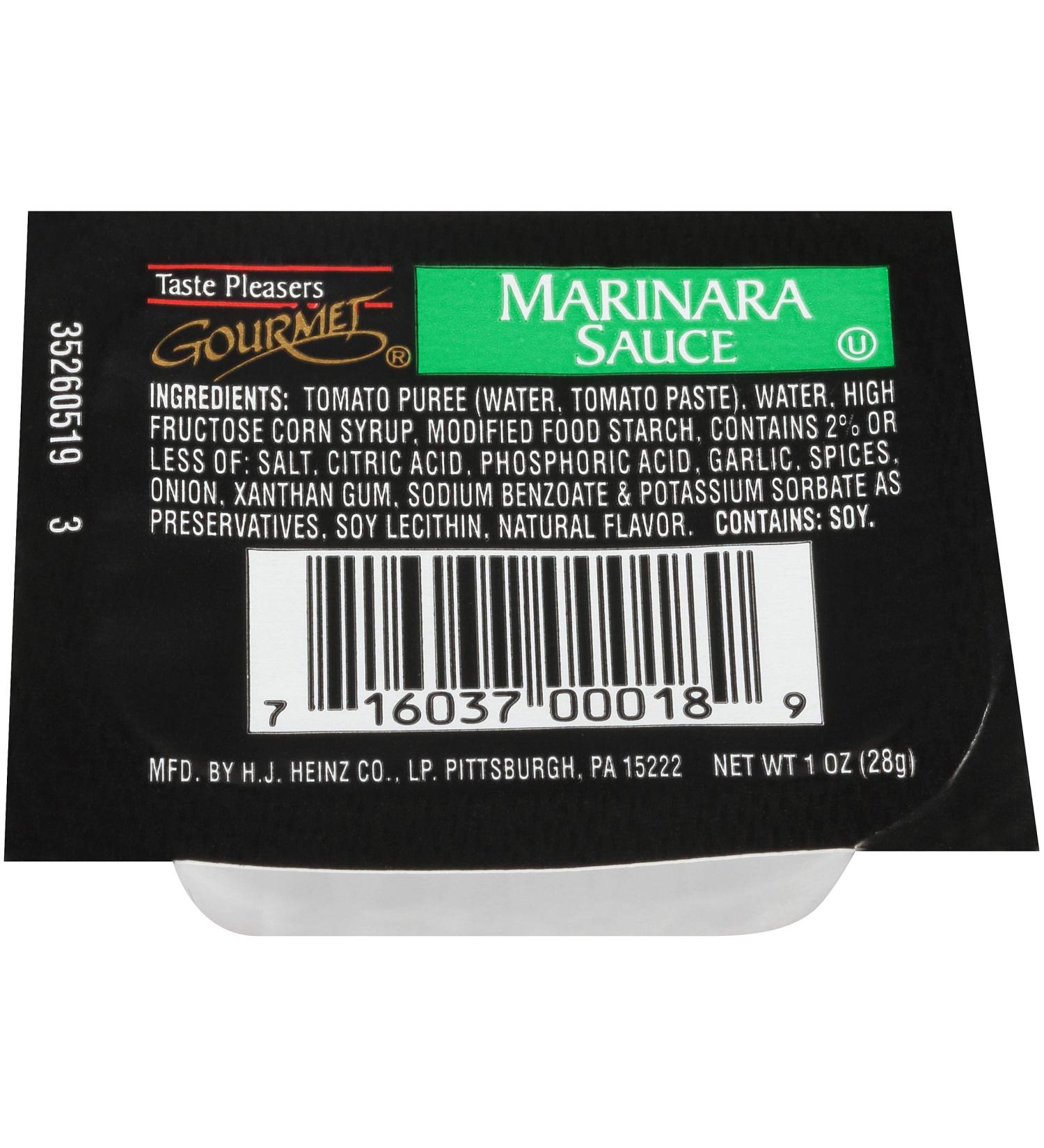 Taste Pleasers Gourmet Marinara Sauce - Pack of 100, 1 oz Cups - Buy Online on SooperMarket.com