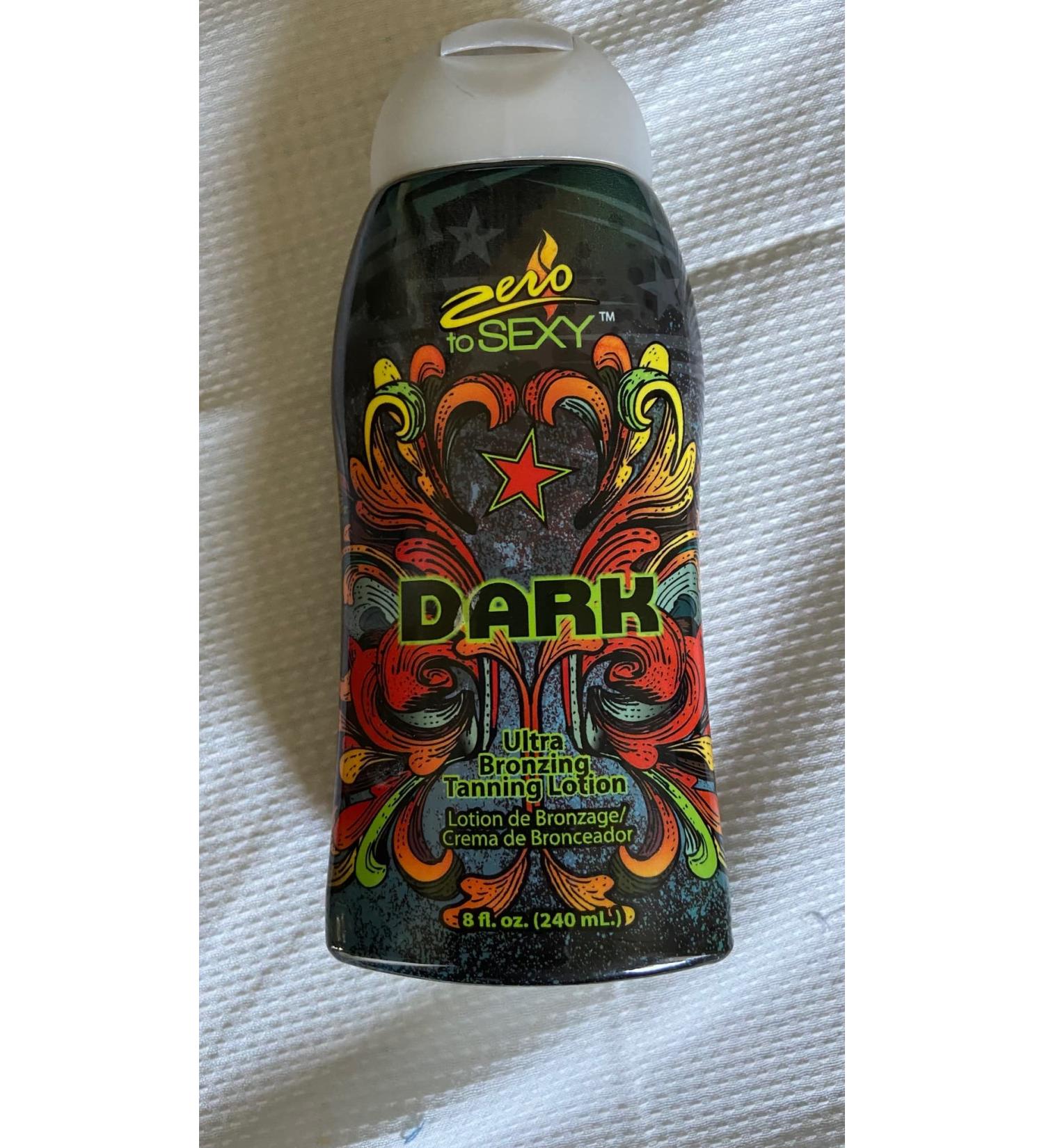 Zero to Sexy Dark Ultra Bronzing Tanning Lotion - Get the Ultimate Tan Fast! - Buy Online on SooperMarket.com