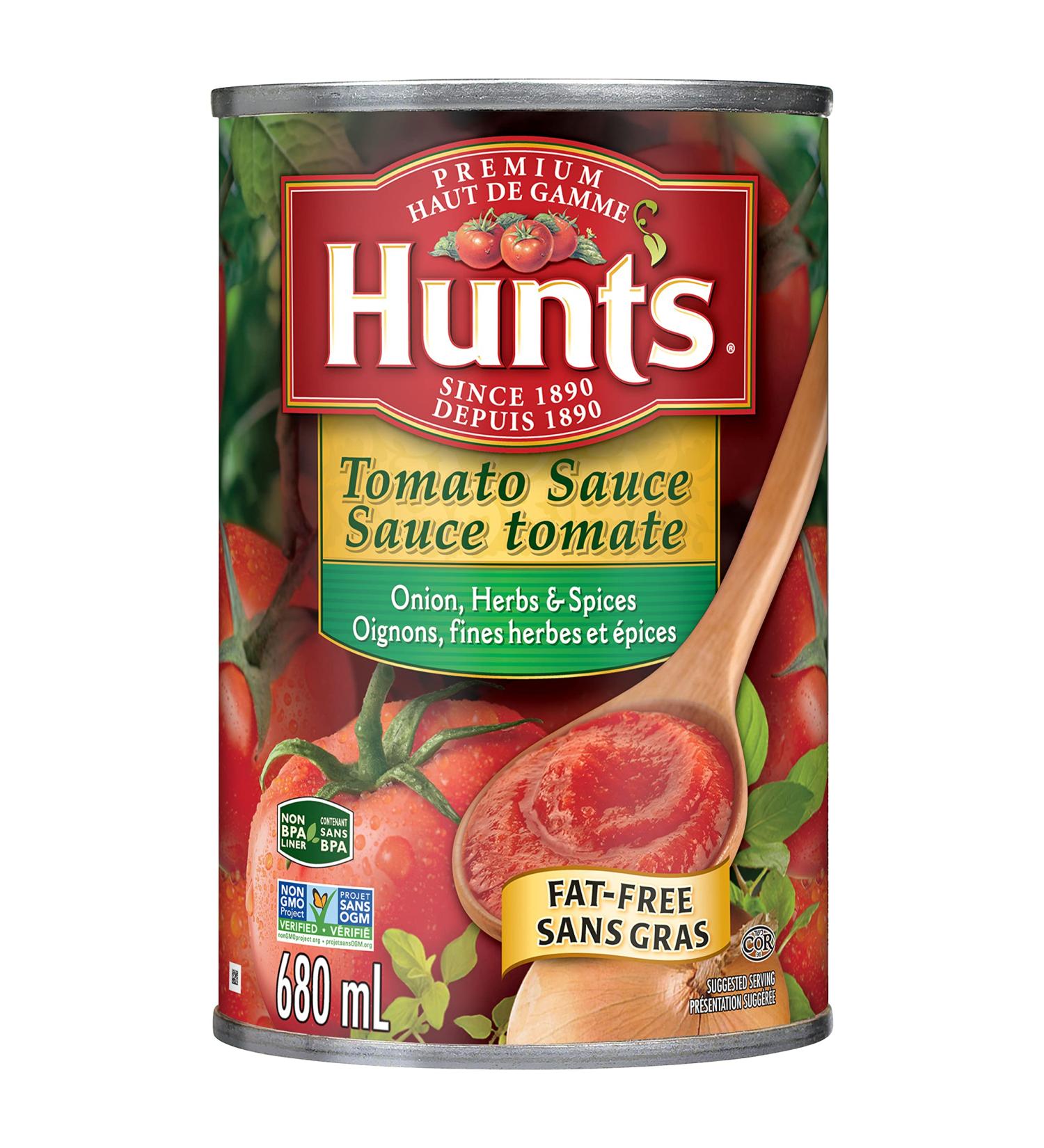 Hunt's Tomato Sauce with Onion Herbs and Spices 680 ml Pack of 12 680 ml (Pack of 12) - Buy Online on SooperMarket.com