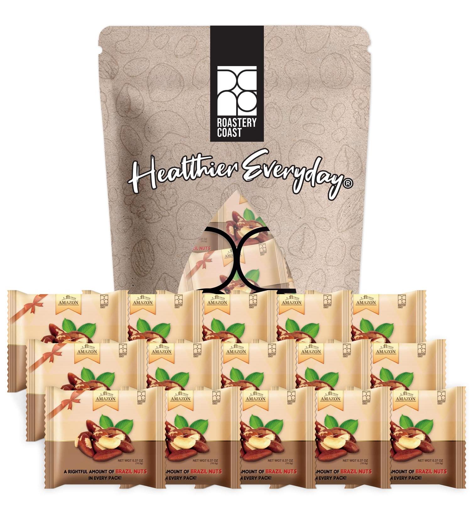 Roastery Coast Brazil Nuts Multipacks - Pack of 50 | Premium Quality Nuts - Buy Online on SooperMarket.com