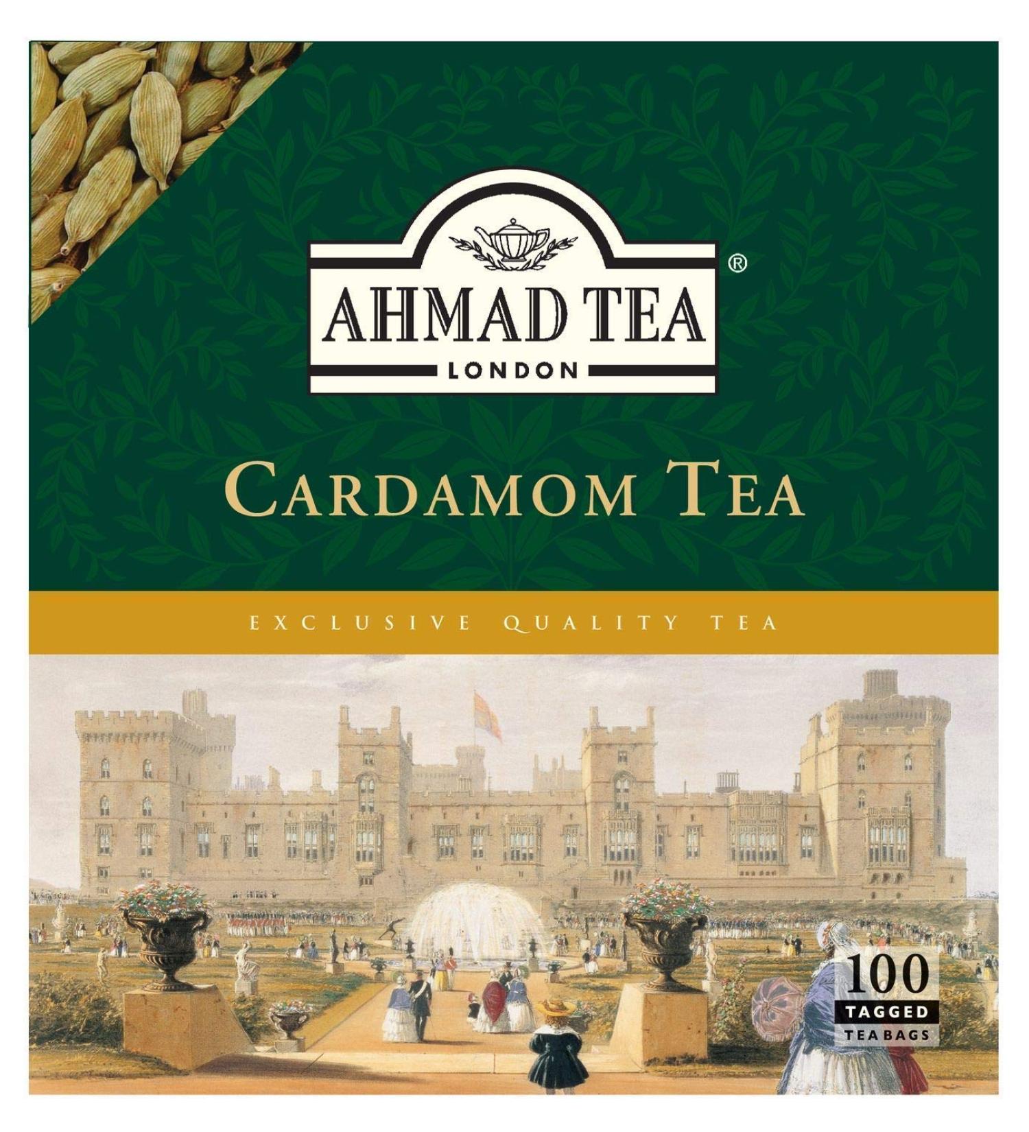 Ahmad Tea - Cardamon Tea 100 tea bags - Buy Online on SooperMarket.com