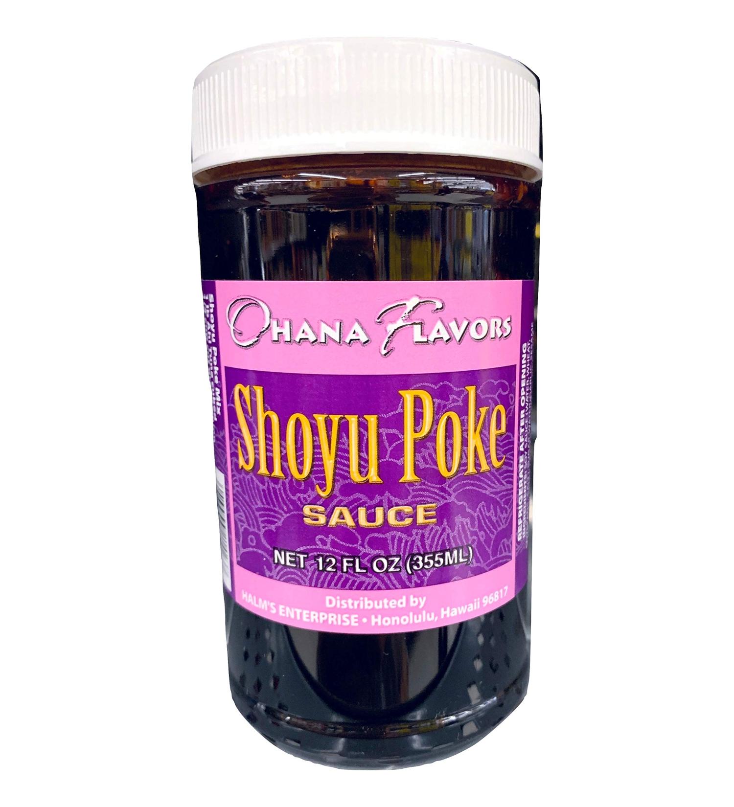 Ohana Flavors Hawaiian Poke Sauce Shoyu 12 Fl Oz - Authentic Shoyu Poke Sauce - Buy Online on SooperMarket.com