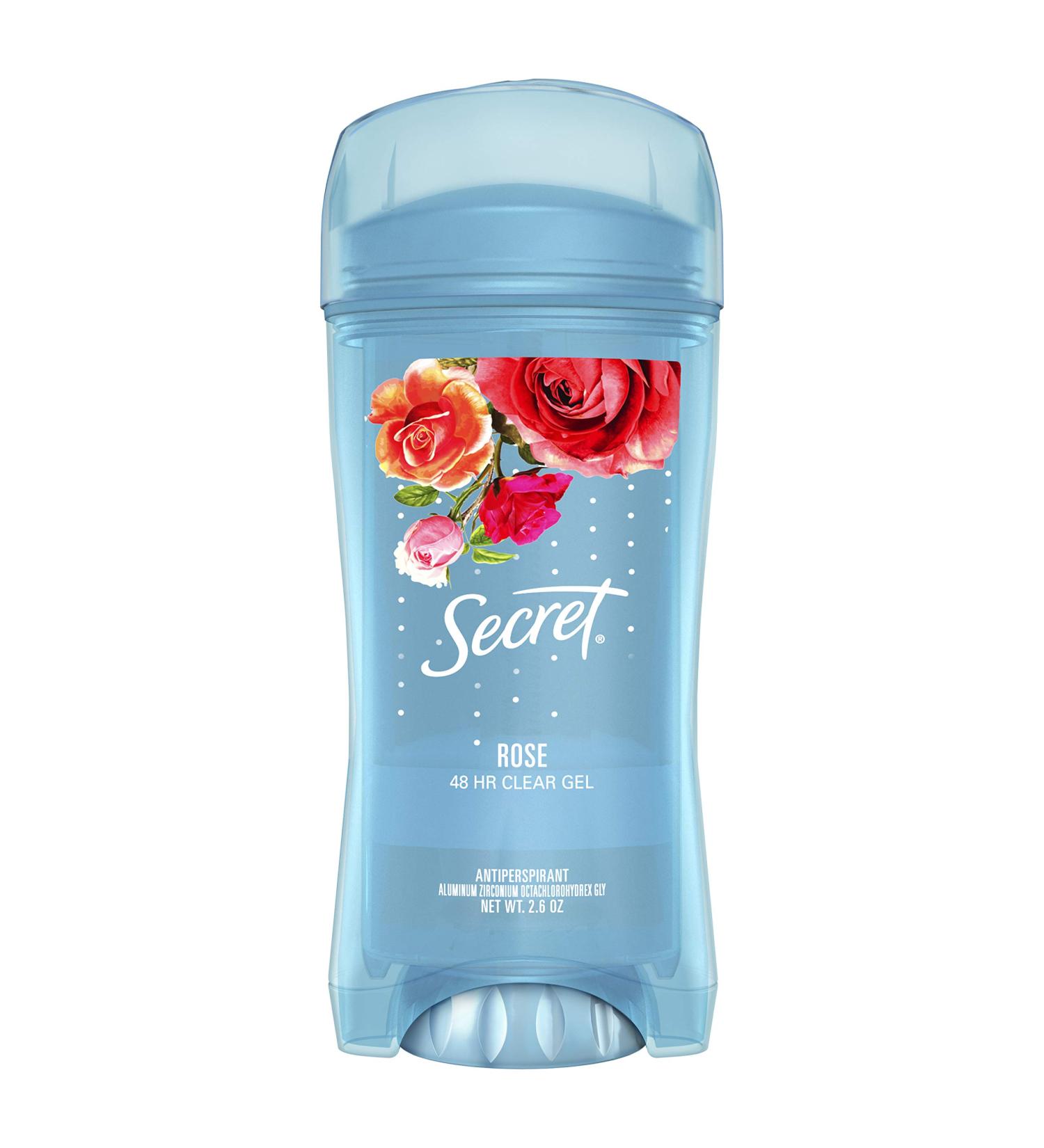 Secret 48 Hour Clear Gel Deodorant - Rose Scent, 2.6 oz - Long-Lasting Protection - Buy Online on SooperMarket.com