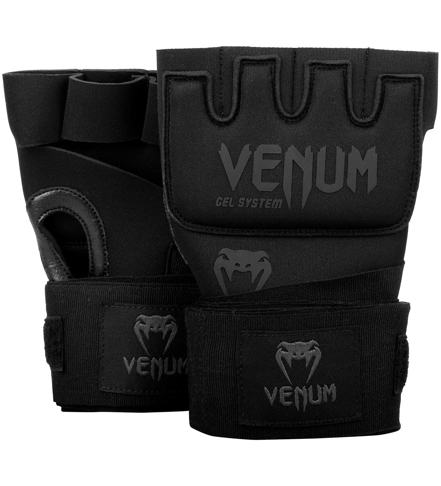 Venum Kontact Gel Glove Wraps - Black/Black, One Size | Shop Now - Buy Online on SooperMarket.com