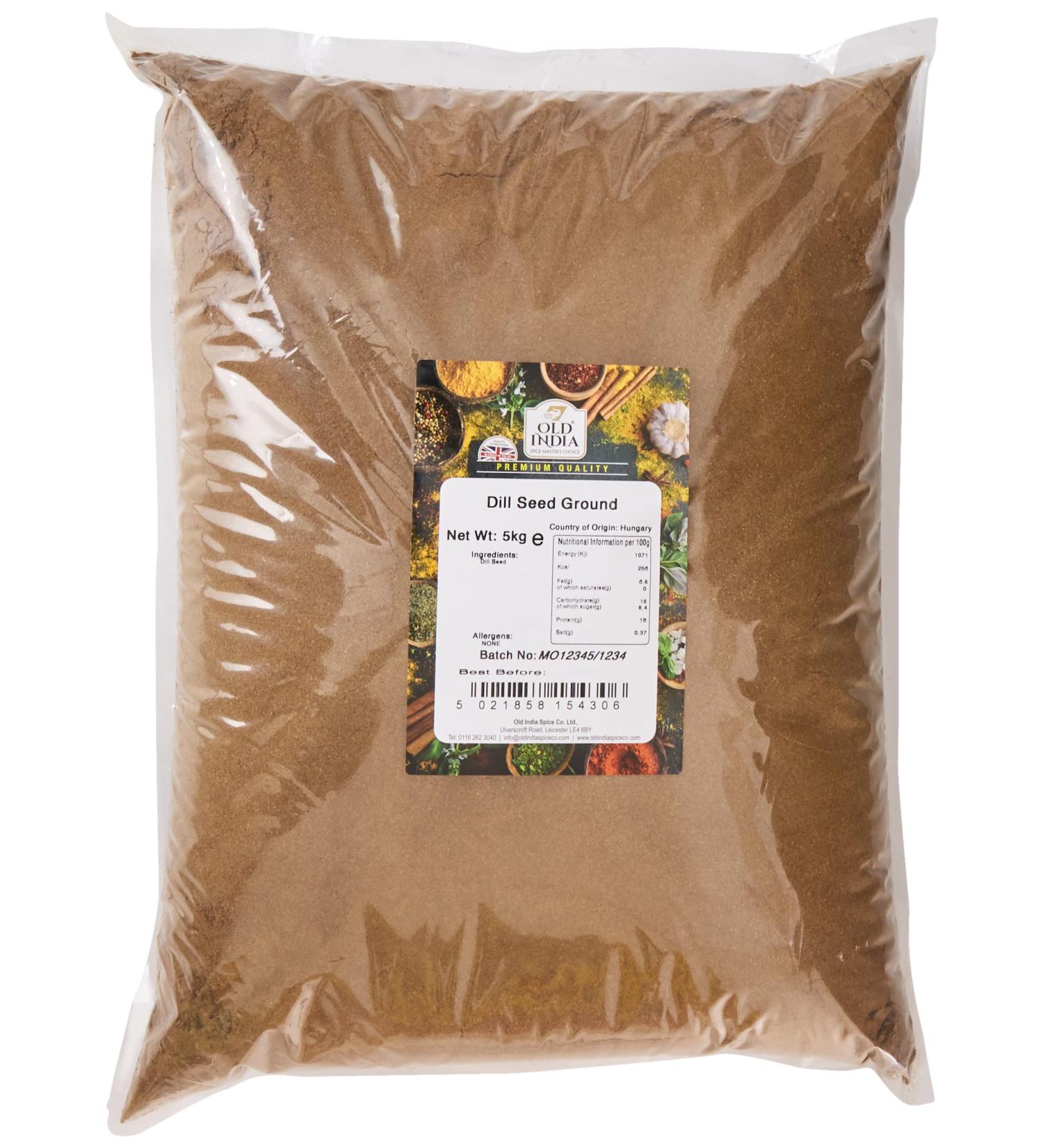 Old India Dill Seed Ground 5kg - Premium Quality Spice for Culinary Delights - Buy Online on SooperMarket.com