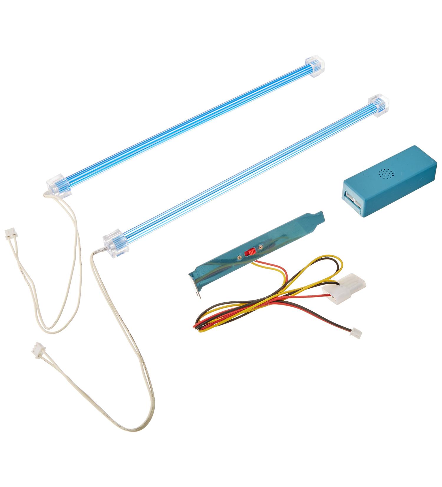 Logisys CLK12BL2 Dual Cold Cathode Light Kit, Blue