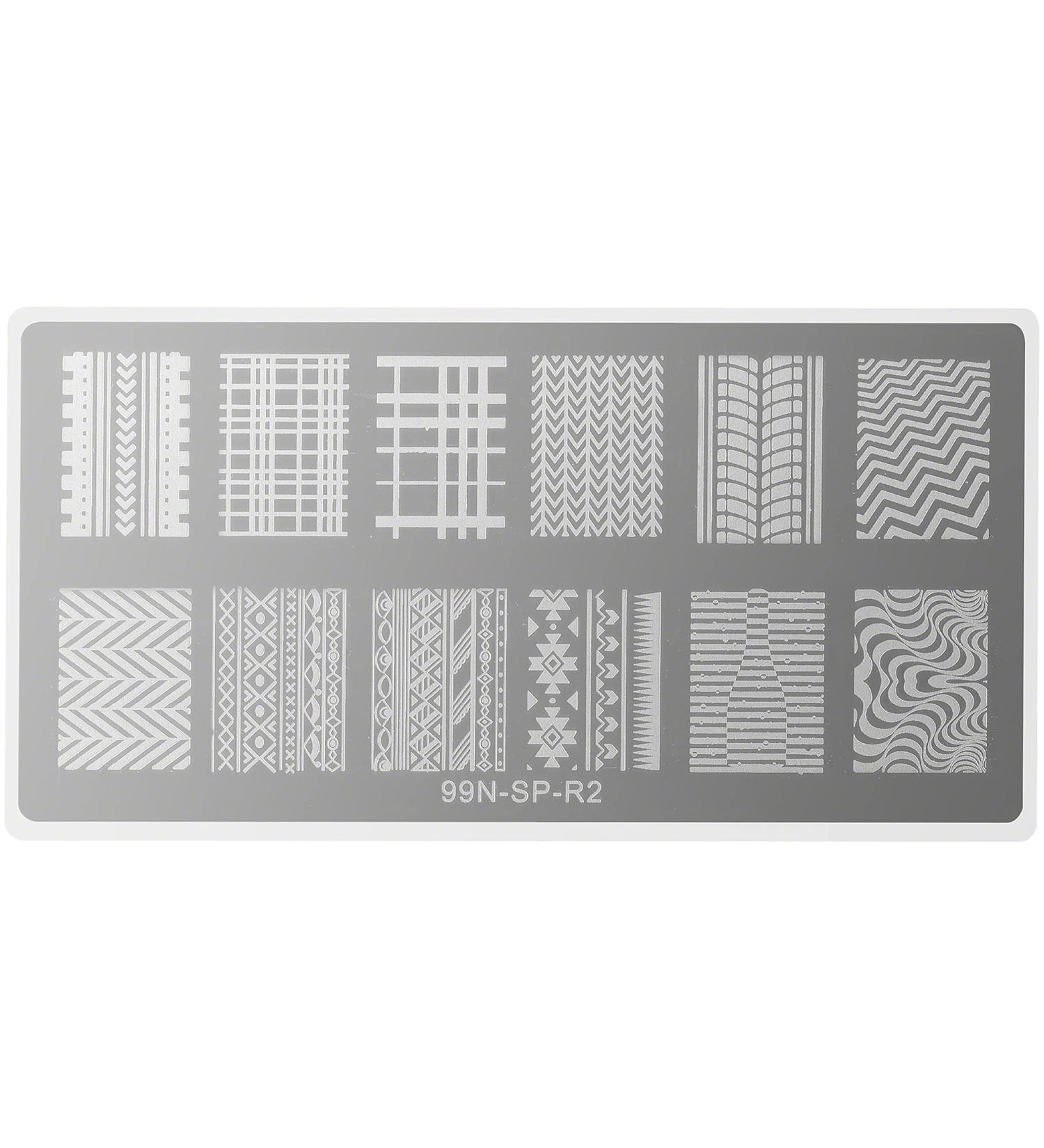 99nails Stamping Plate Rectangle - Highway | Premium Nail Art Design for Professional & DIY Use | International Shipping Available - Buy Online on SooperMarket.com