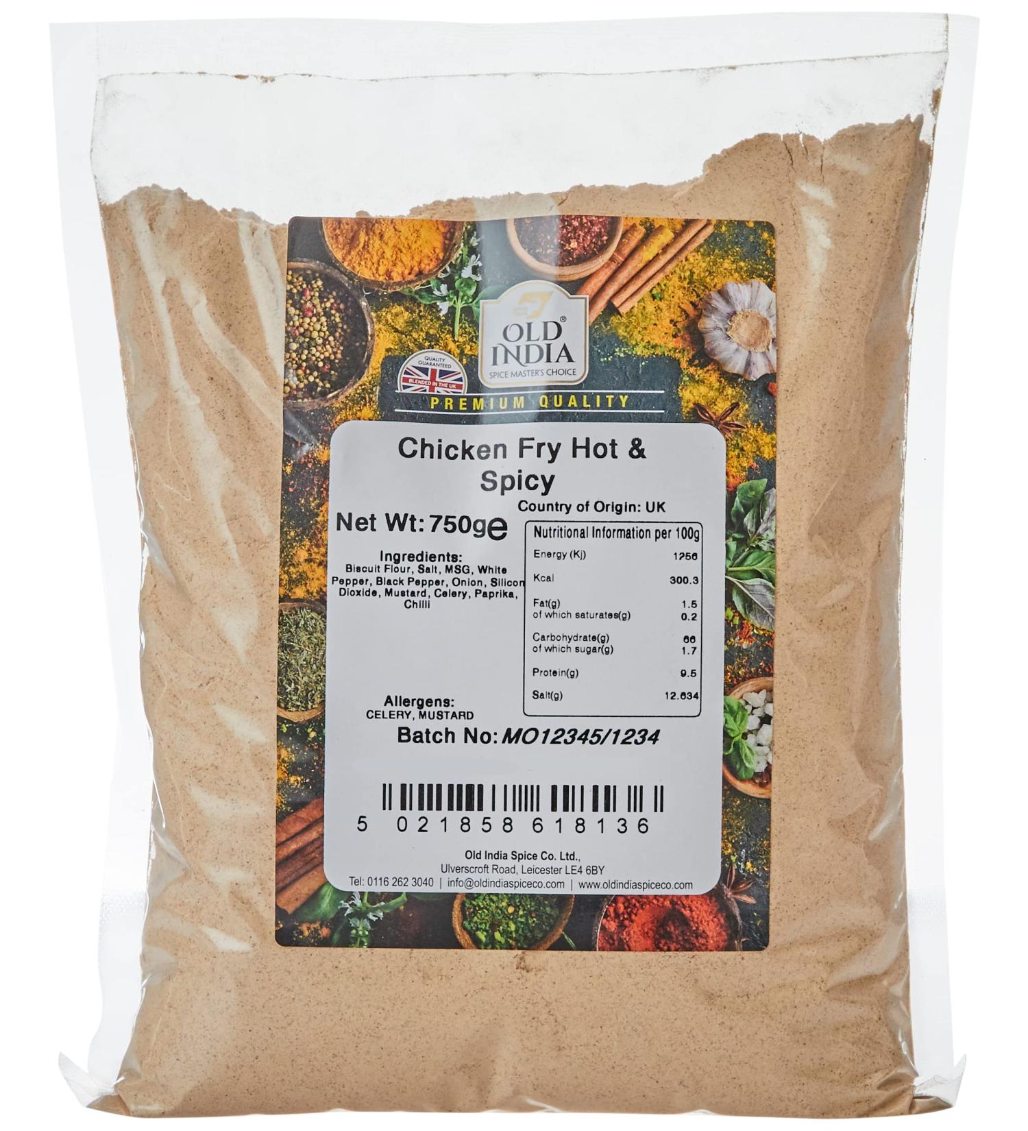 Old India Chicken Fry Hot & Spicy 750g 750 g - Buy Online on SooperMarket.com