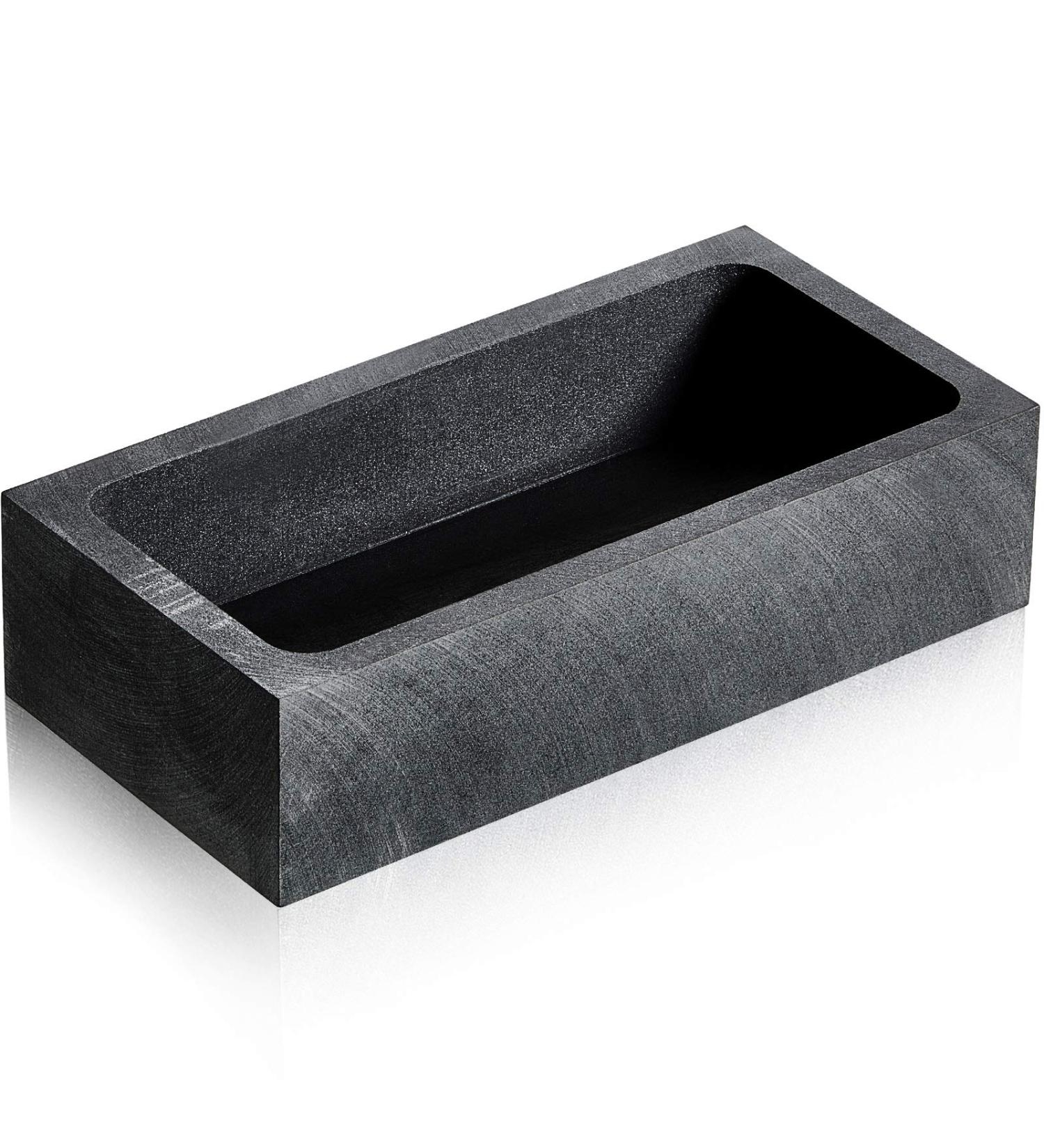 Graphite Ingot Mold for Gold Silver Casting - 90 x 40 x 20 mm - 1000g Gold/500g Silver - Buy Online on SooperMarket.com