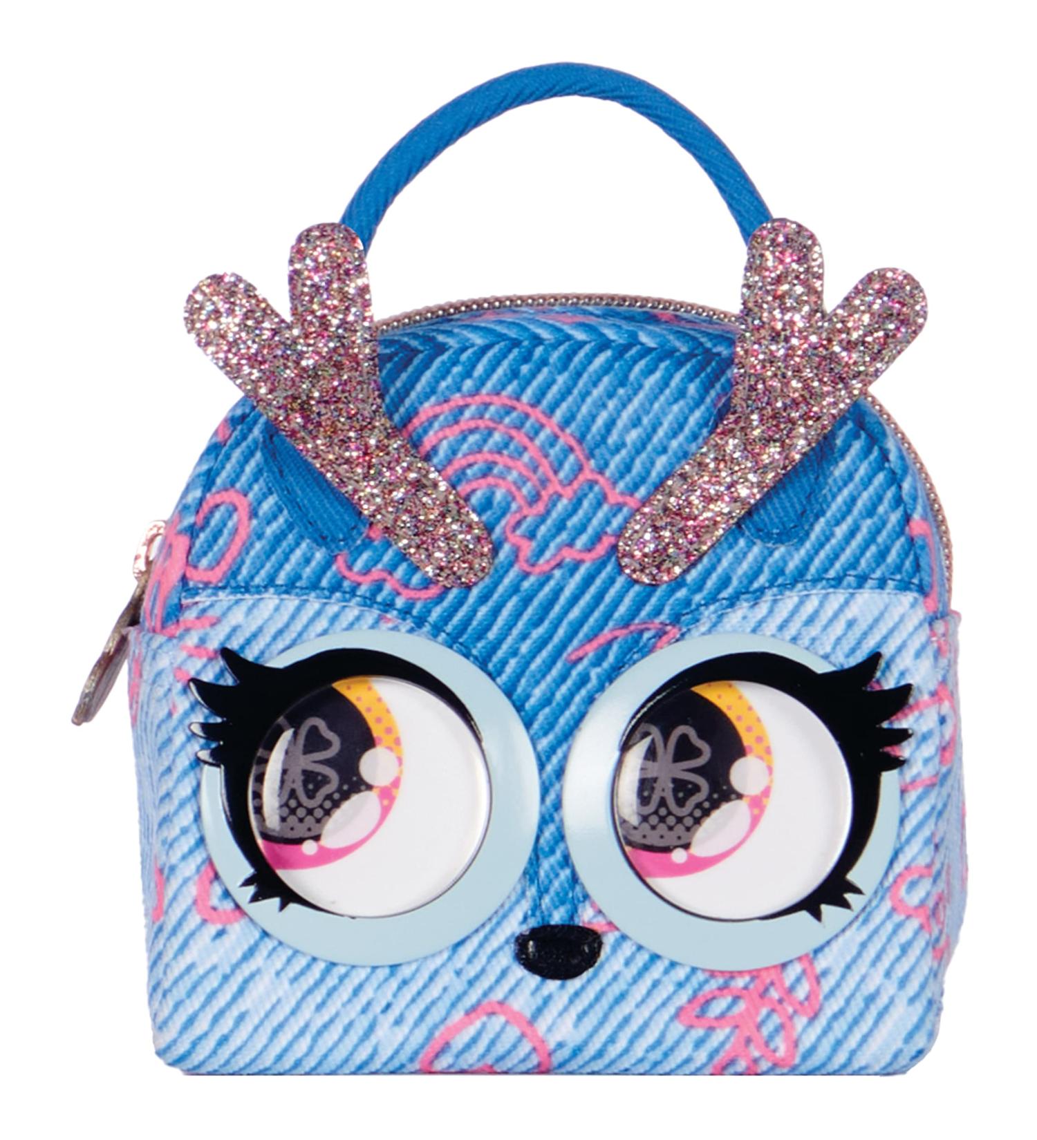 Purse Pets Micros Denim Deerie: Stylish Small Purse with Eye Roll Feature for Girls 5+ - Kids Toys - Buy Online on SooperMarket.com
