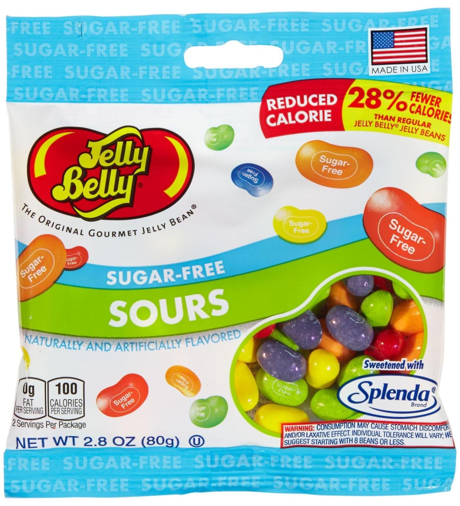 Jelly Belly Sugar-Free Jelly Beans - Sours - 2.8 oz - 12 pk Sours 2.8 Ounce (Pack of 12) - Buy Online on SooperMarket.com