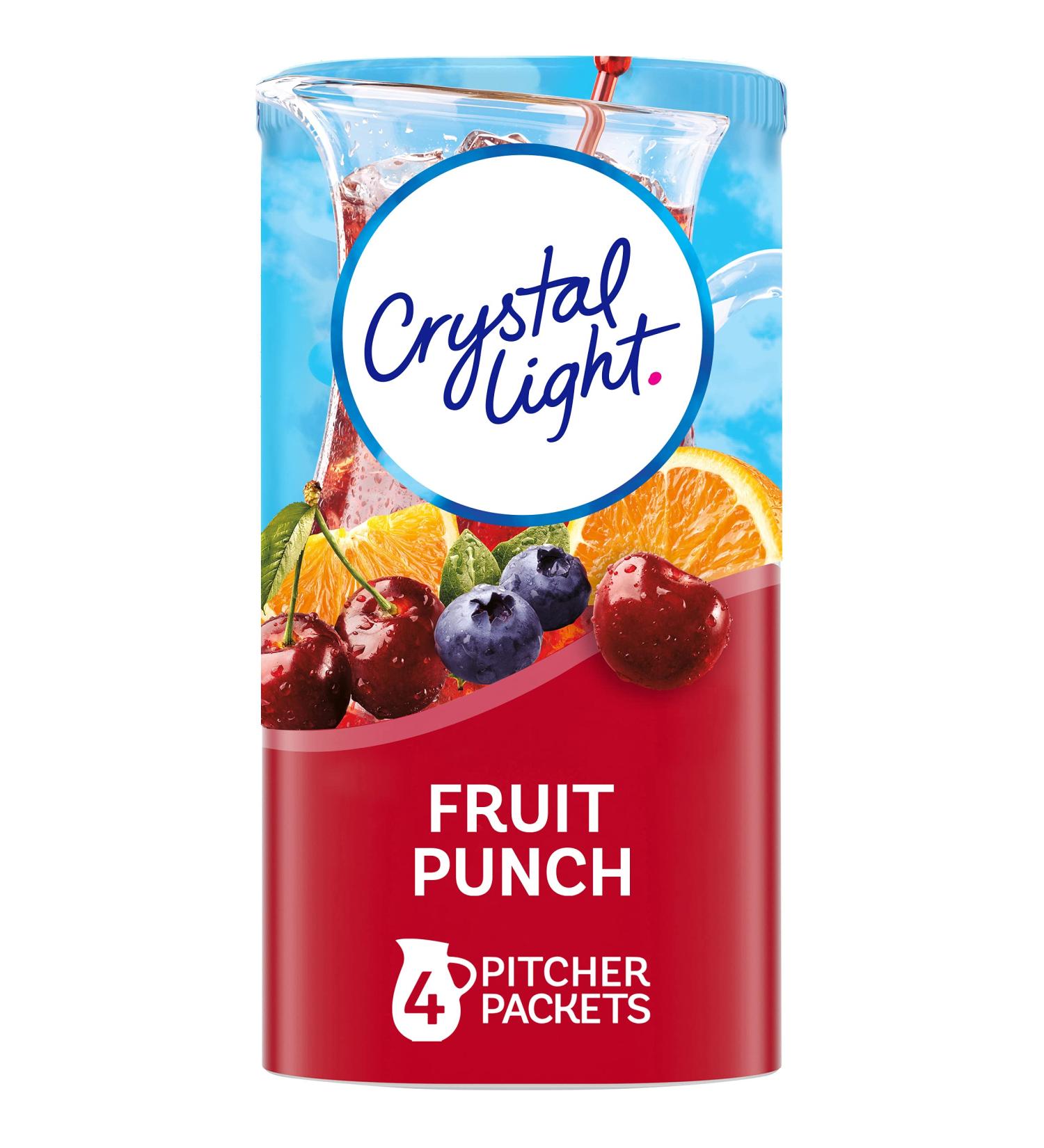 Crystal Light Sugar-Free Fruit Punch Drink Mix - 48 Count Packets | Low Calories & Delicious Flavor! - Buy Online on SooperMarket.com