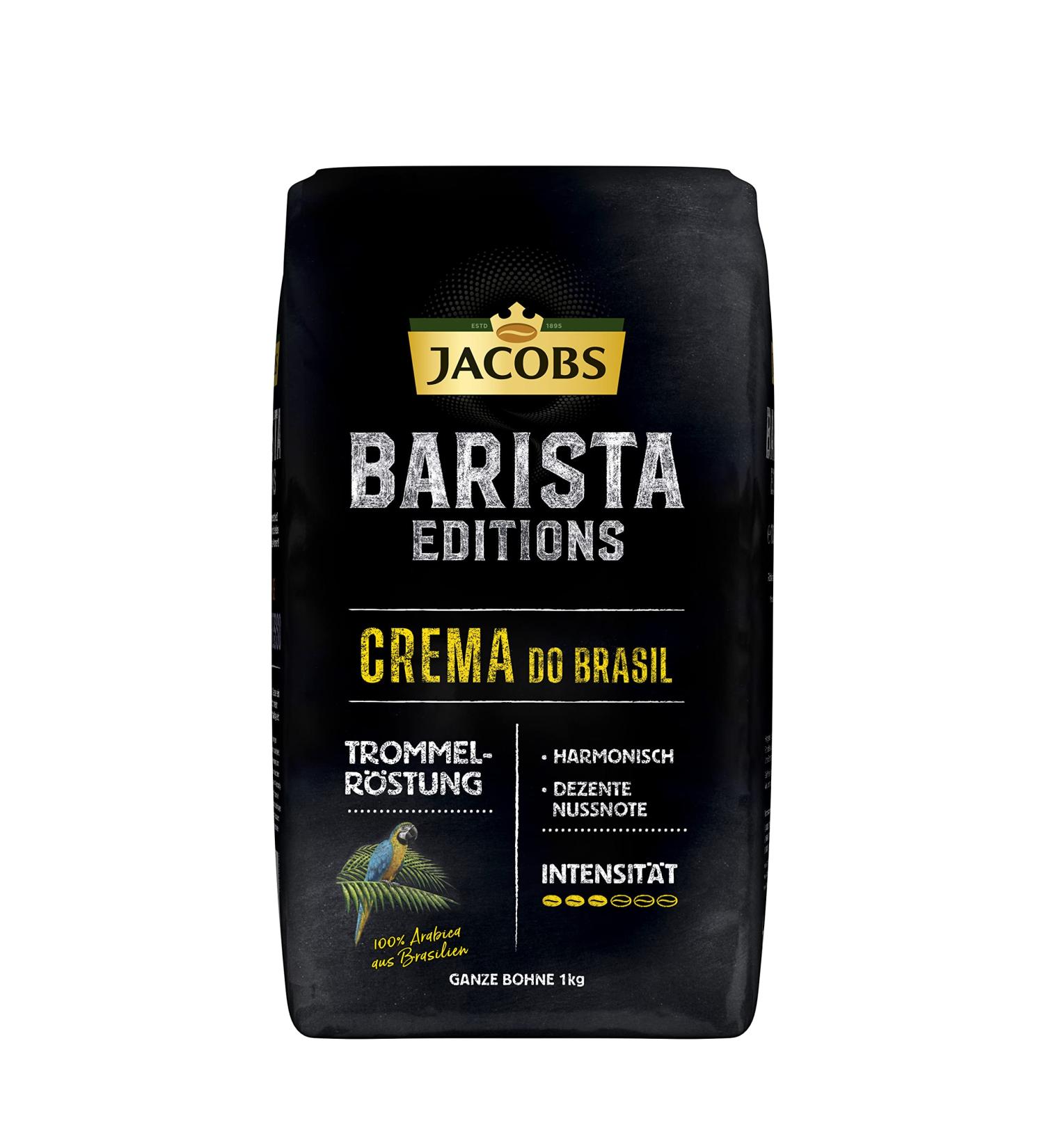 Buy Jacobs Coffee Beans Barista Editions 1000g - Crema do Brasil | Premium International Shipping - Buy Online on SooperMarket.com