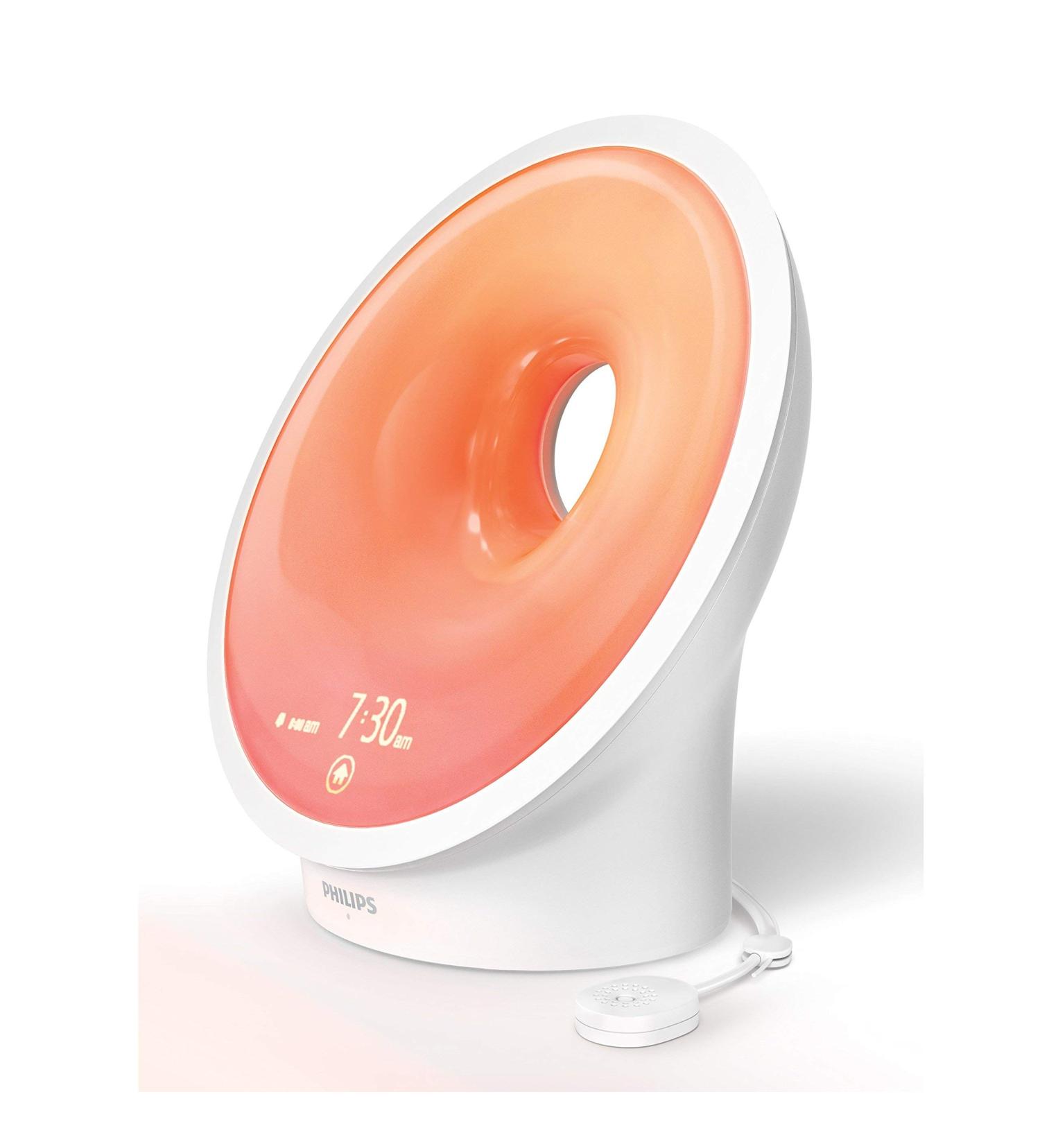 Philips Connected Sleep & Wake-Up Light HF3671/01 | Ambitrak Sensor Relaxation Features WiFi & SleePmapper App for Better Sleep - Buy Online on SooperMarket.com