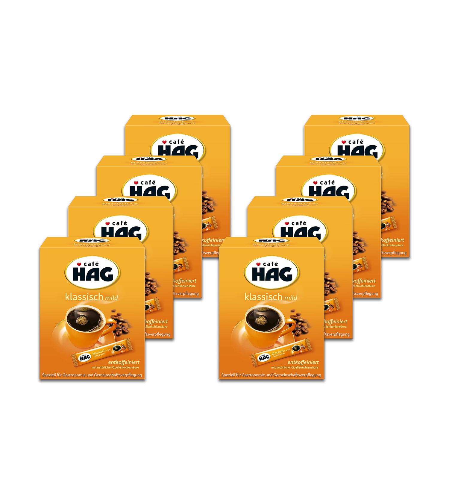 Buy Jacobs Caf Hag Classic Mild Decaffeinated Instant Coffee Sticks - 200 Portions (360g) | Best International Shipping - Buy Online on SooperMarket.com