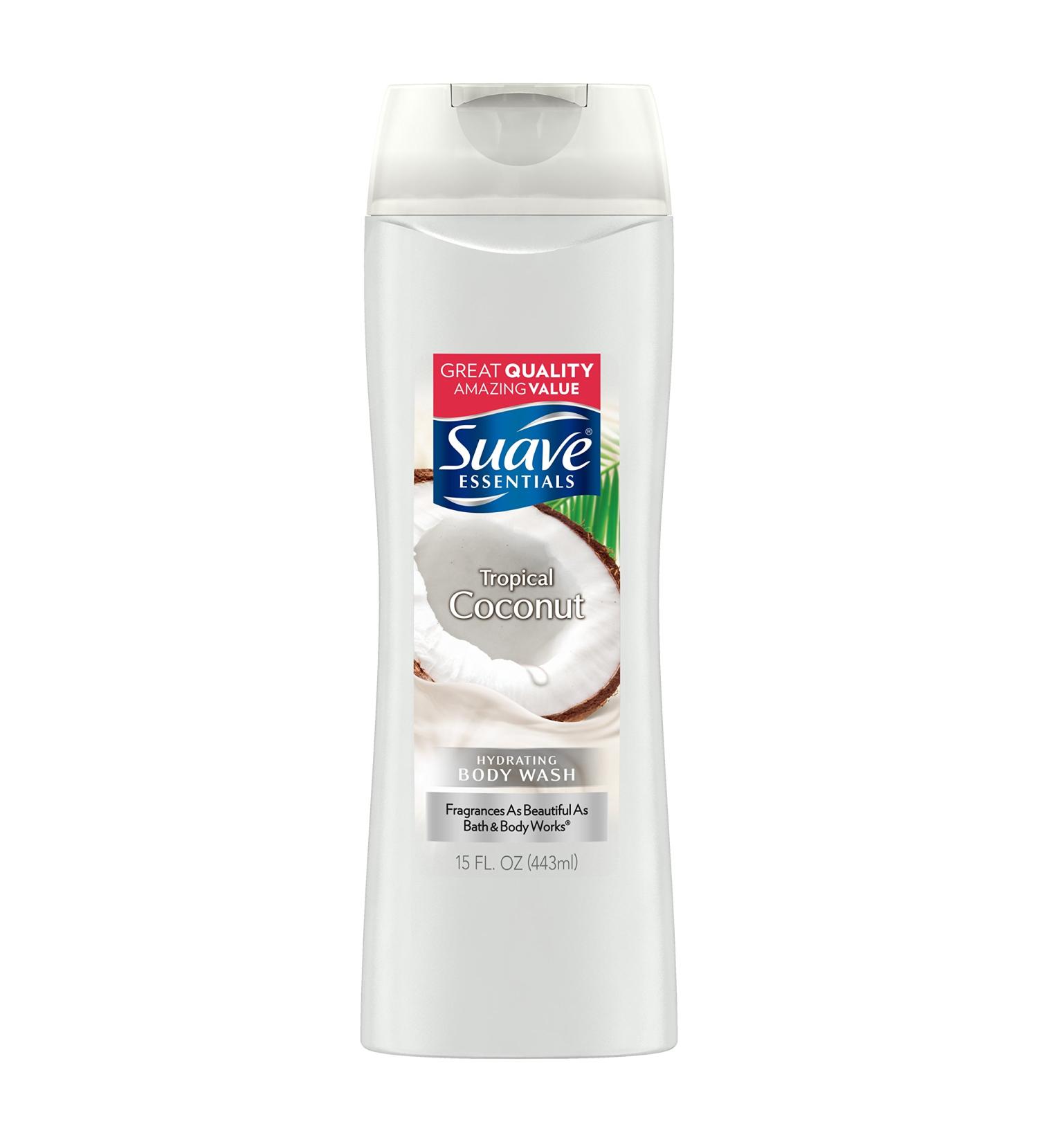 Suave Essentials Creamy Tropical Coconut Body Wash - 15 Fl Oz (1 Pack) - Buy Online on SooperMarket.com