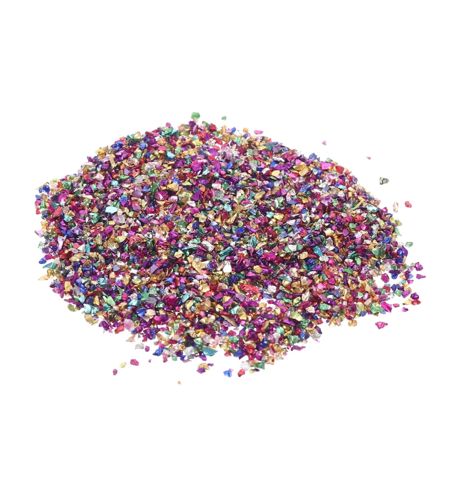 HAPINARY 1 Glass Chip Manicure Fillers Irregular Glass Epoxy Fillers Nail Art Stone DIY Epoxy Fillers Manicure DIY Accessories Epoxy Filling DIY Charm Fillers Epoxy Charms Manicure Charms 0.5X0.3cm Colorful - Buy Online on SooperMarket.com