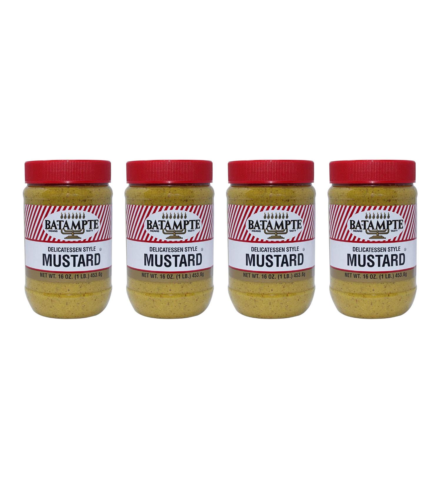 Ba Tampte Mustard 16oz - Pack of 4 - 1lb Each - Buy Online on SooperMarket.com