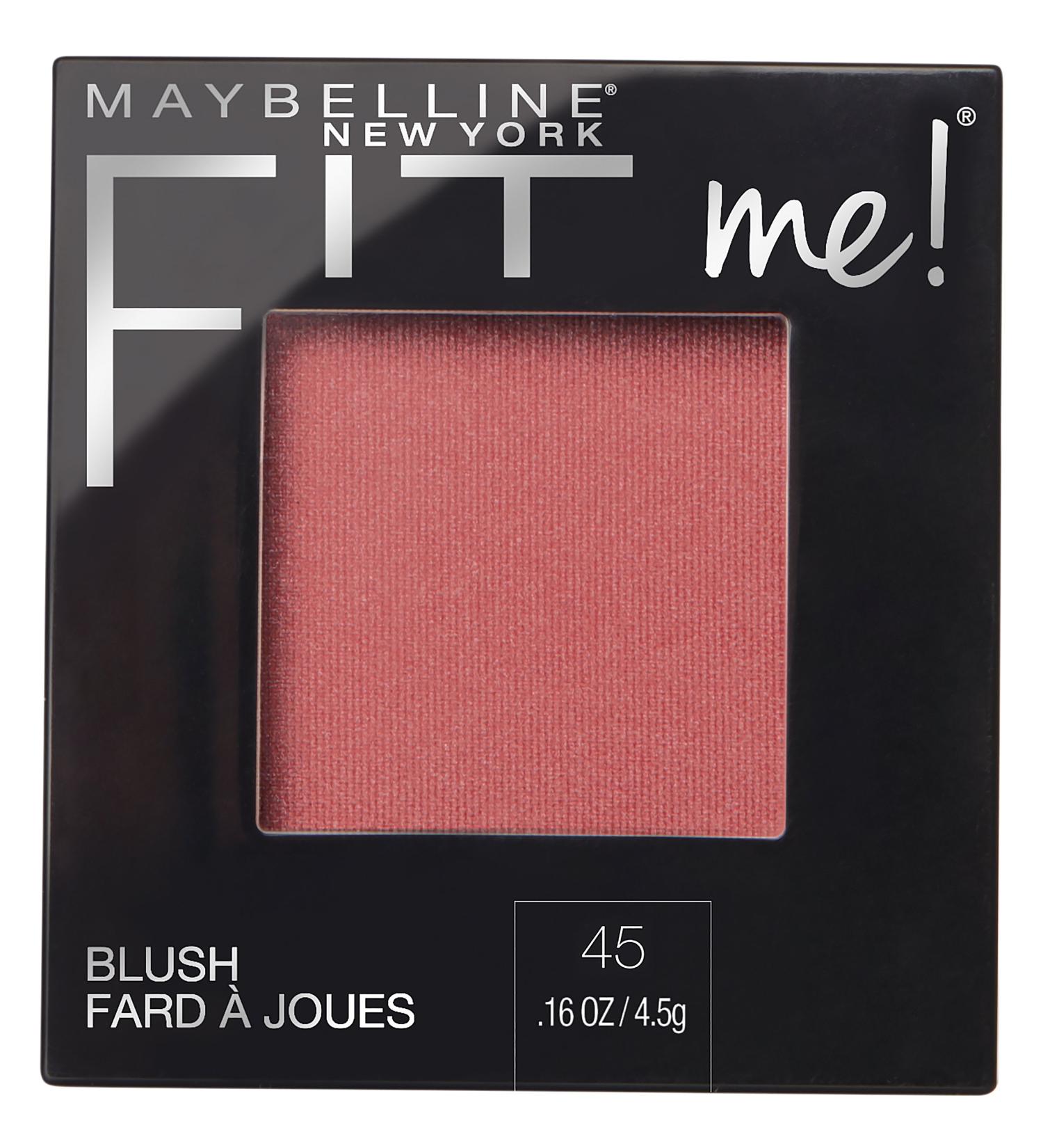 Maybelline New York Fit Me Blush Plum 0.16 Ounce - Vibrant and Natural Flush - Buy Online on SooperMarket.com