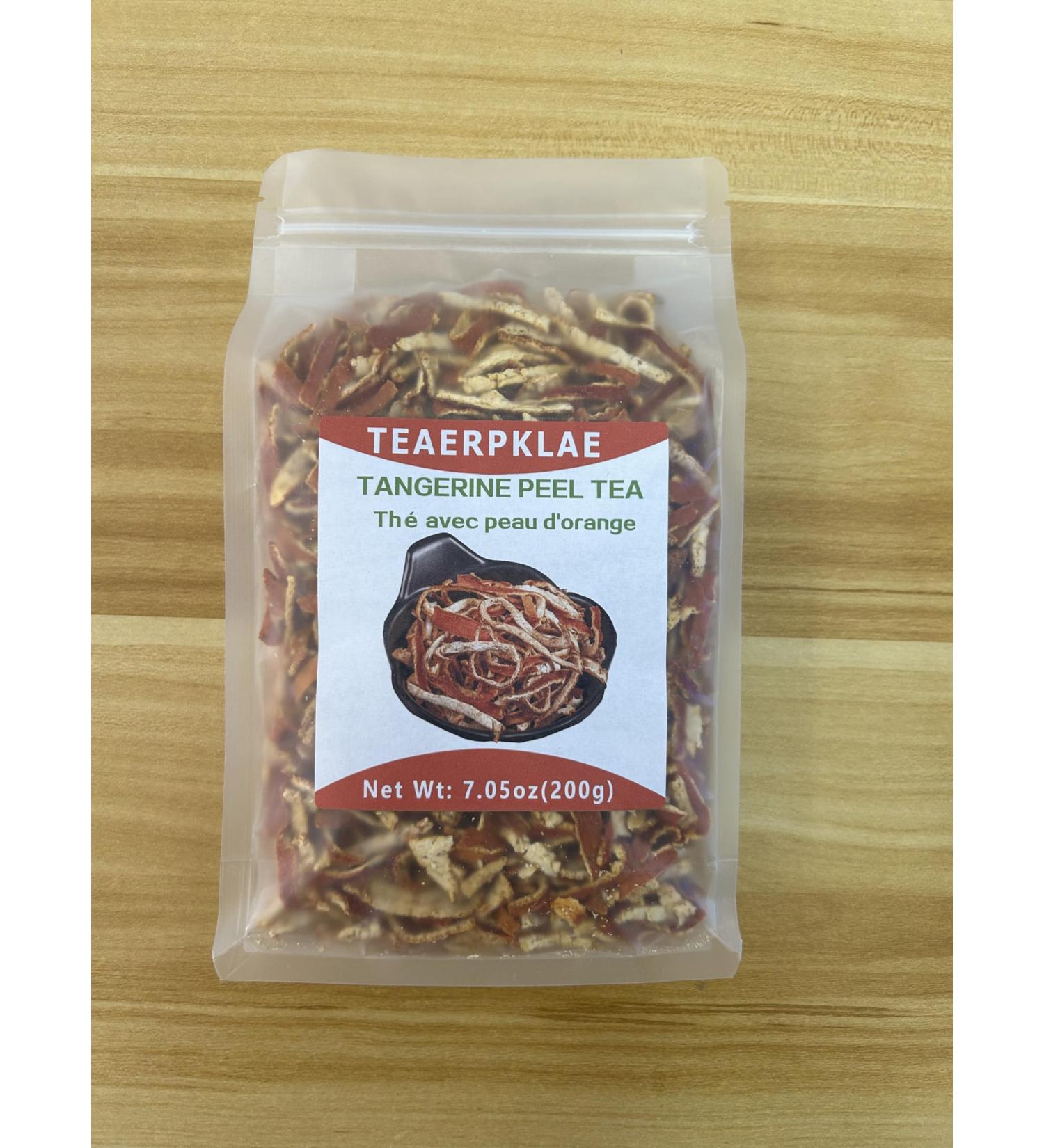 Dry orange peel tea bag Th avec peau d'orange mandarin oranges 7.05 oz/200g Asian condiment Organic dried citrus peel Dried orange peel Chenpi silk mandarin oranges - Buy Online on SooperMarket.com