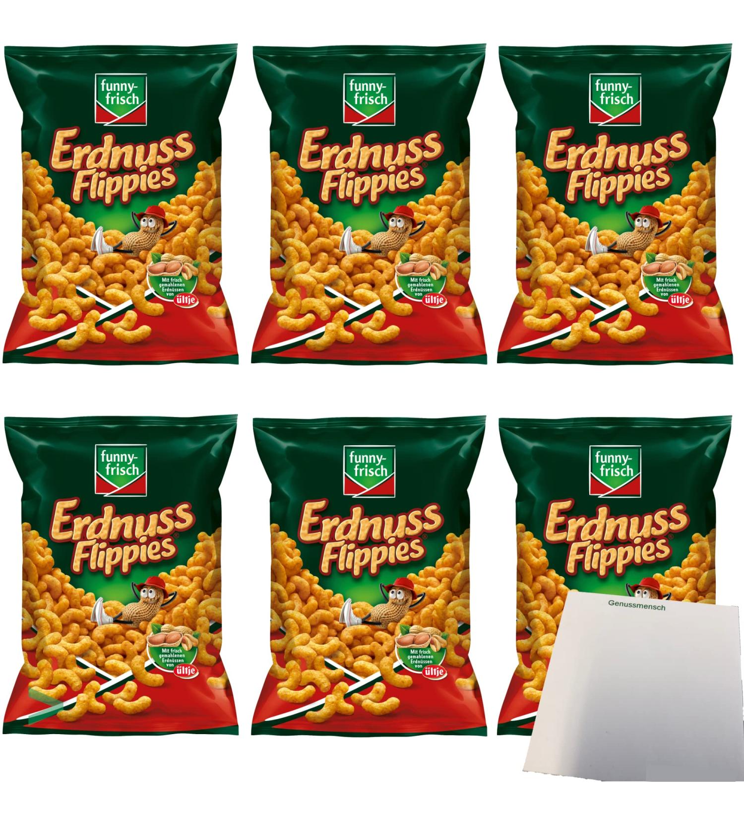 Buy Funny Fresh Peanut Flippies - Classic Snack 6-Pack (6x200g Bags) | International Shipping Available - Buy Online on SooperMarket.com