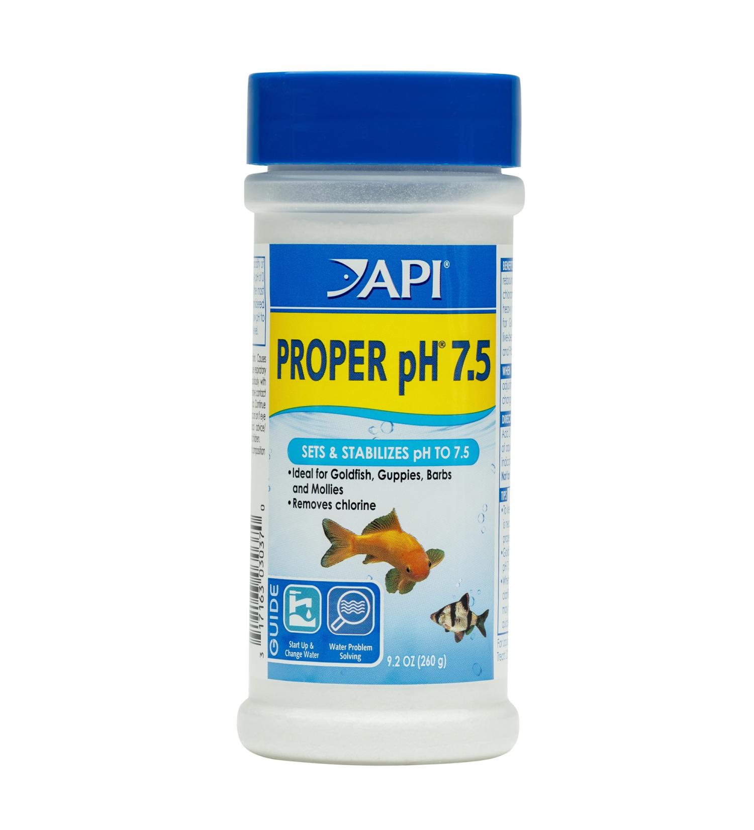 API PROPER pH 7.5 Freshwater Aquarium Water pH Stabilizer 260 g Container - Buy Online on SooperMarket.com
