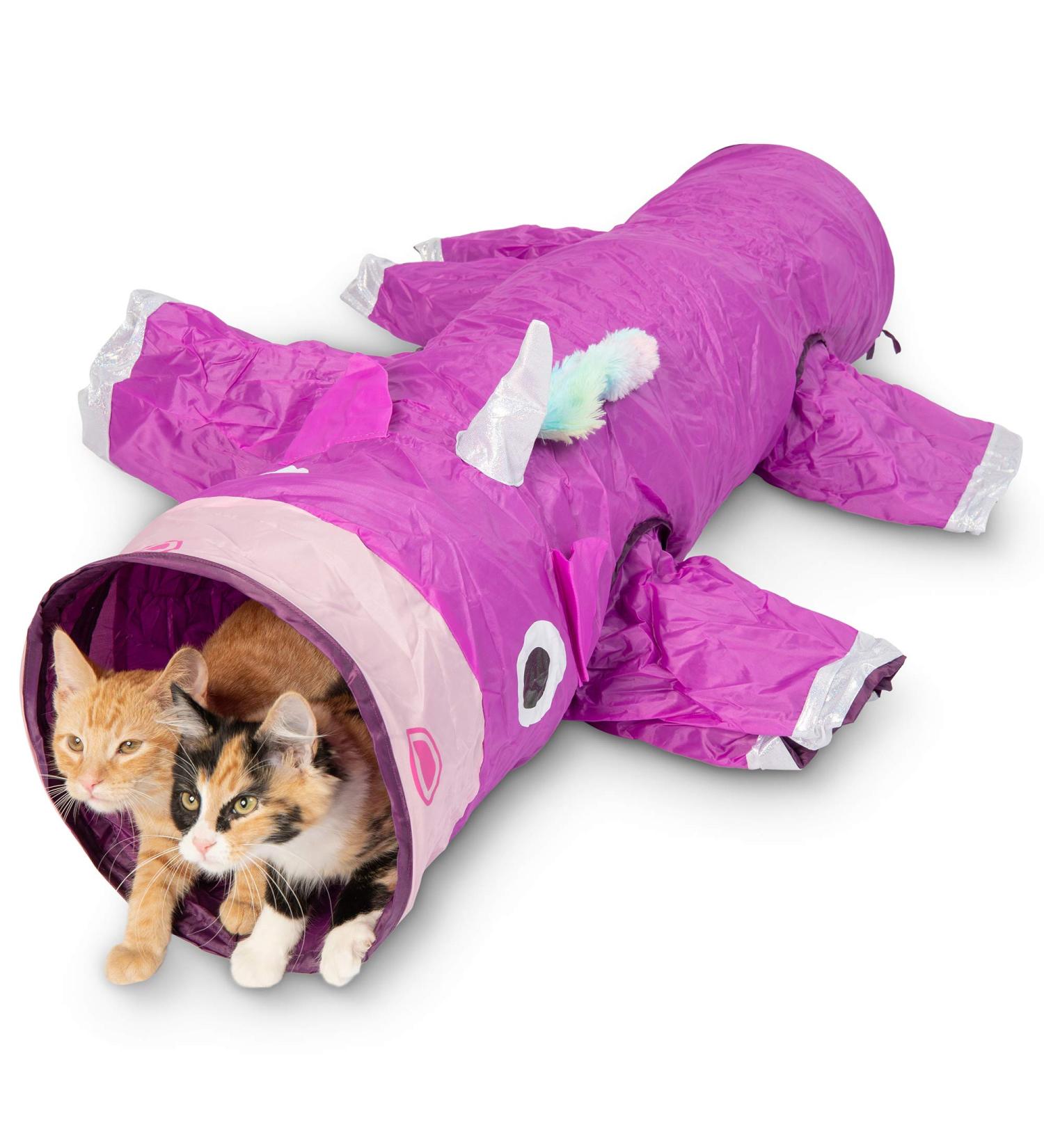 Pet Craft Supply Magic Mewnicorn Multi Cat Tunnel - Boredom Relief Toys for Dogs, Cats, Rabbits, Kittens, and Guinea Pigs - Buy Online on SooperMarket.com