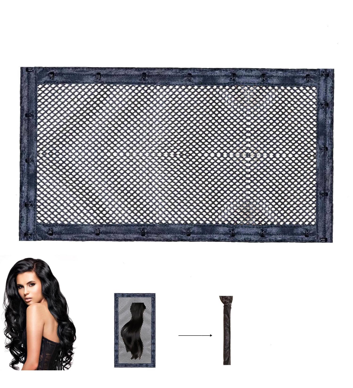 Length N Lock Hair Stretcher Mesh Wrap Length and Lock Hair Stretcher 2024 New Hair Stretchers for Natural Hair Moonlit Ringlets Hair Drying Stretcher Curl Stretcher for Natural Curly rectangular - Buy Online on SooperMarket.com