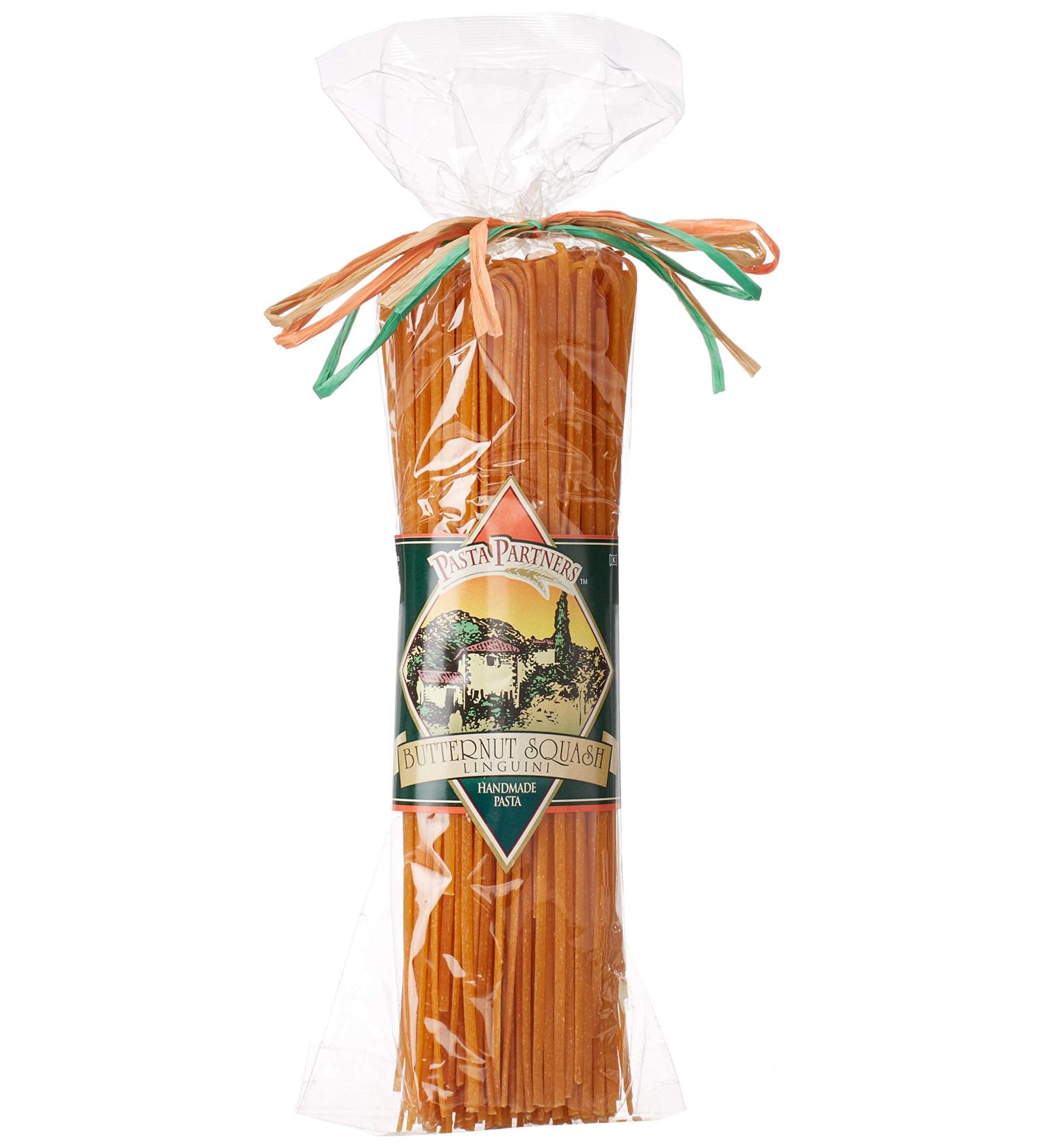 Pasta Partners Butternut Squash Linguini Pasta 12oz - Handmade, Cooks in 2-3 Minutes - Buy Online on SooperMarket.com