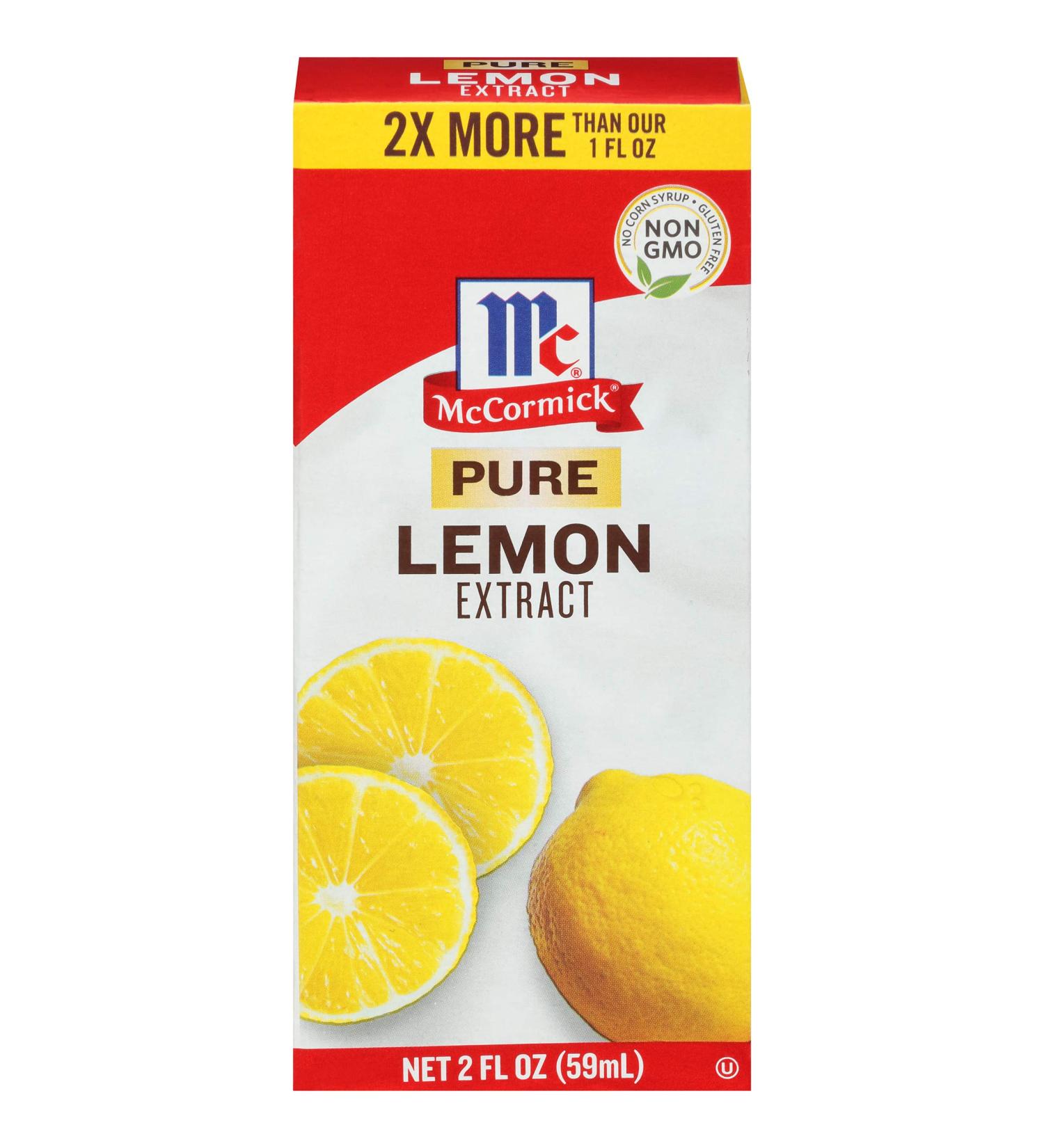 McCormick Pure Lemon Extract 2 fl oz - Pack of 1 | High-Quality Flavoring - Buy Online on SooperMarket.com
