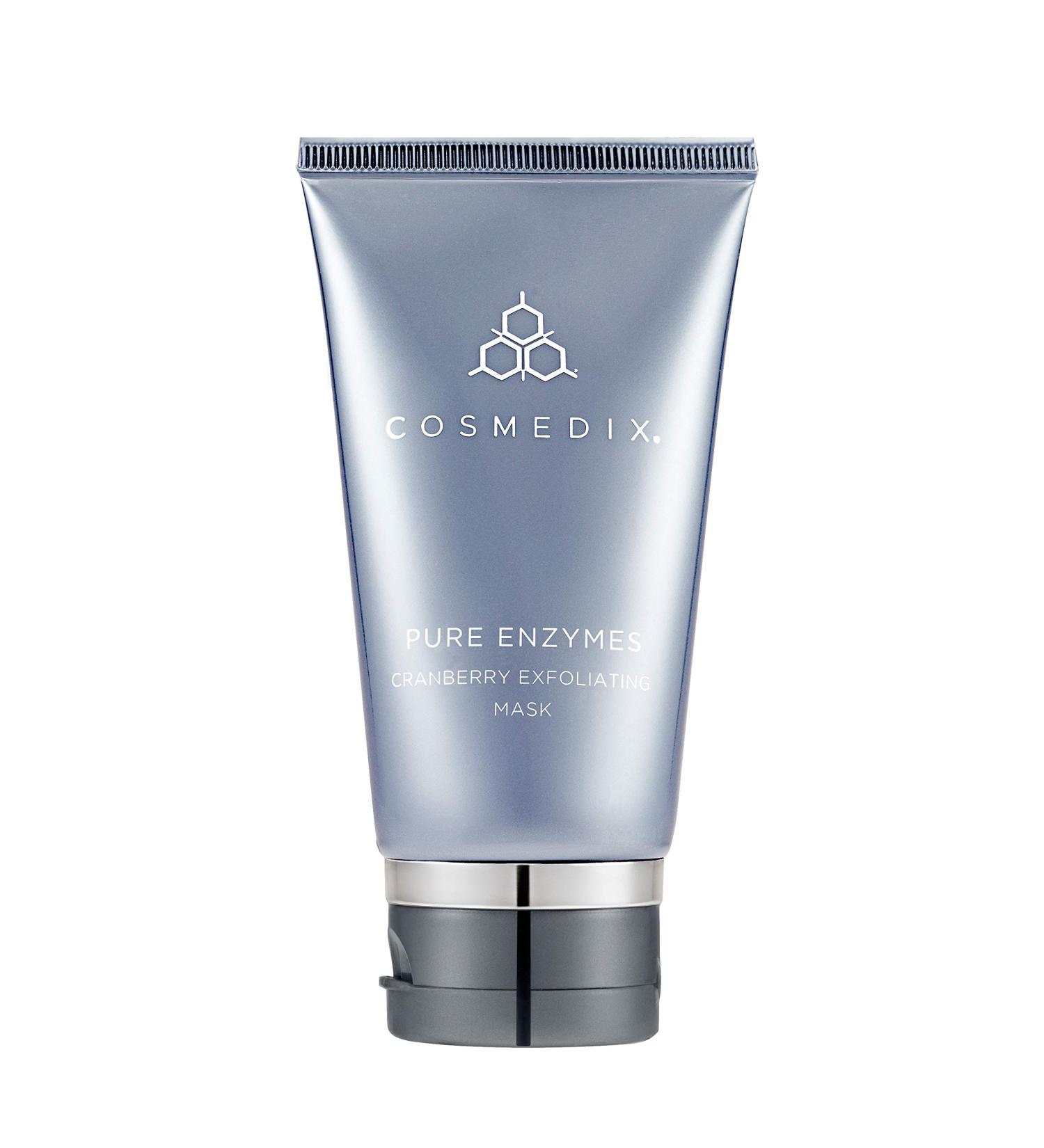 COSMEDIX Pure Enzymes Cranberry Exfoliating Mask - Gentle Exfoliation for Dry Skin | Smooth Texture with L-Lactic Acid & Cranberry Enzymes | Cruelty-Free - Buy Online on SooperMarket.com