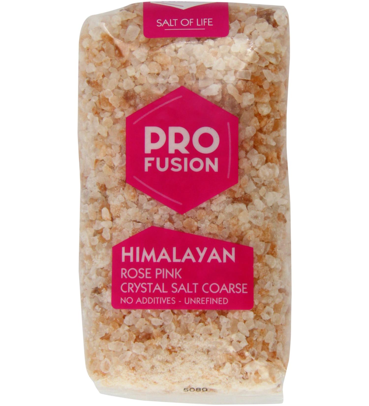 Profusion Organic Himalayan Rose Pink Crystal Salt Coarse 500g 1 - Buy Online on SooperMarket.com
