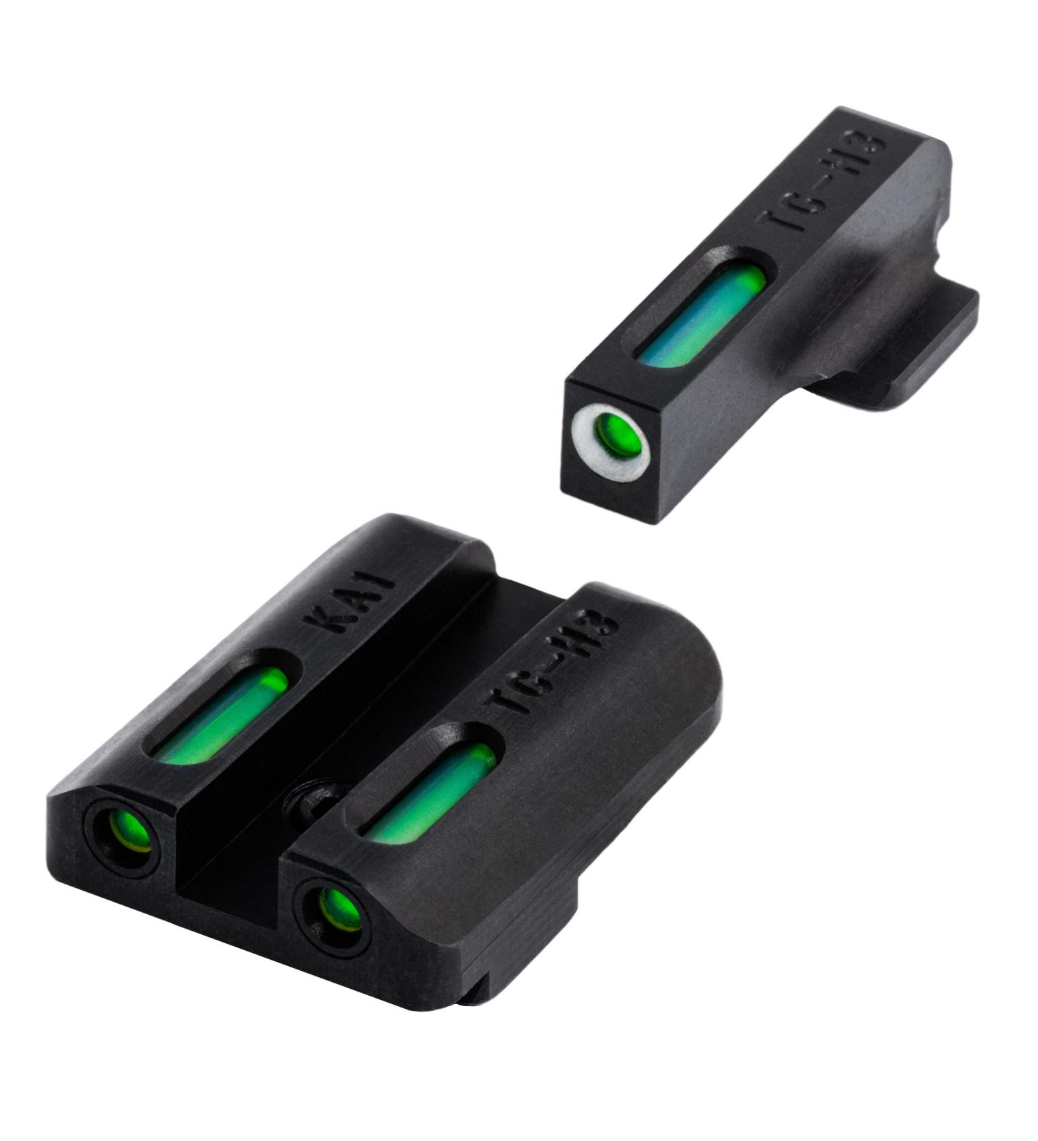 TRUGLO TFX Tritium/Fiber Optic Handgun Sights for Kahr Arms - Black Dovetail - Fits K, MK, P, PM, T&TP Models (2004 and newer) - Buy Online on SooperMarket.com