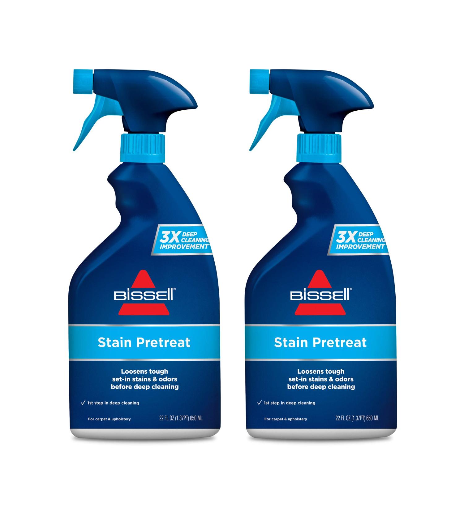 Bissell Tough Stain Pretreat Formula 22 Fl Oz - Pack of 2 | Powerful Stain Remover - Buy Online on SooperMarket.com